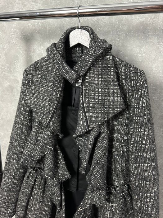 Vintage Marithe Francois Girbaud Corset Grey Alpaca Wool Blend Coat ...