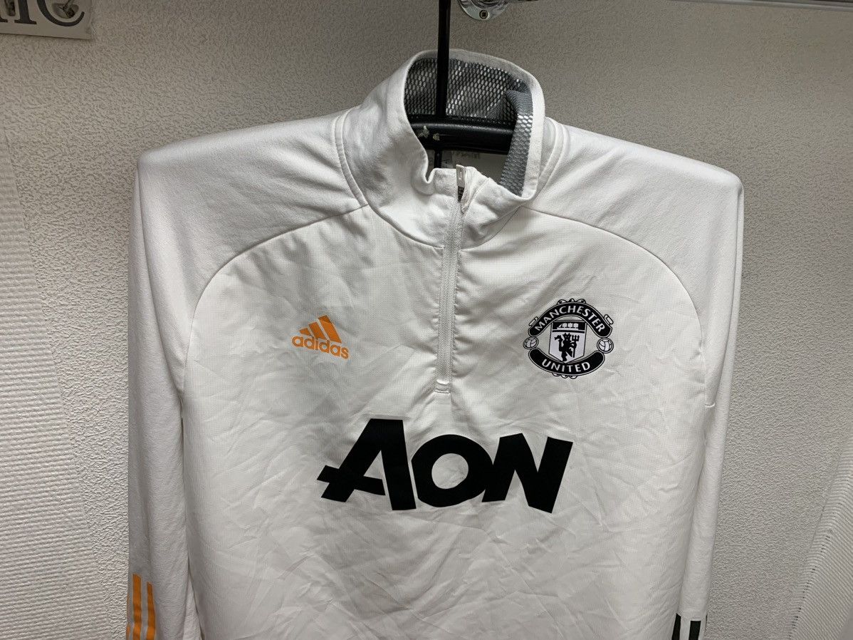 Adidas Manchester United adidas soccer jersey longsleeve L sz Size US L / EU 52-54 / 3 - 2 Thumbnail