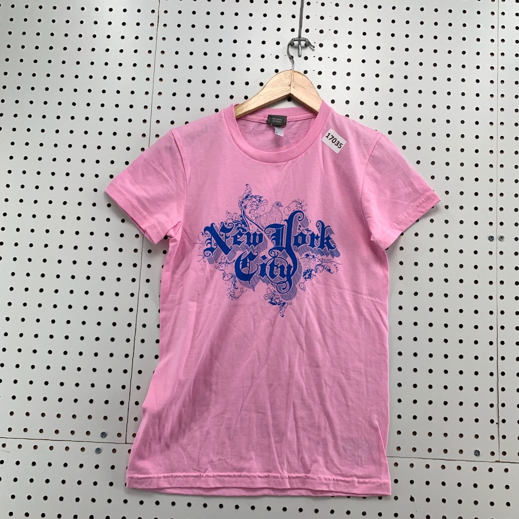 Pinko MTV Pink Shirt Womens Medium New York City Graphic Short Sleeve Ladies Top 16X25 Size M / US 6-8 / IT 42-44 - 6 Thumbnail