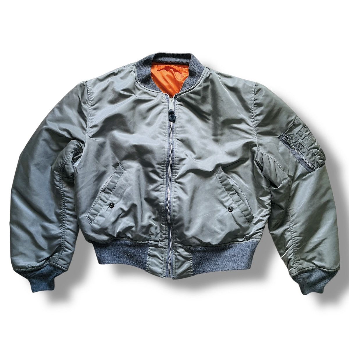Alpha Industries Vintage Avirex Alpha Industries Reversible Bomber Jacket Size US L / EU 52-54 / 3 - 20 Thumbnail