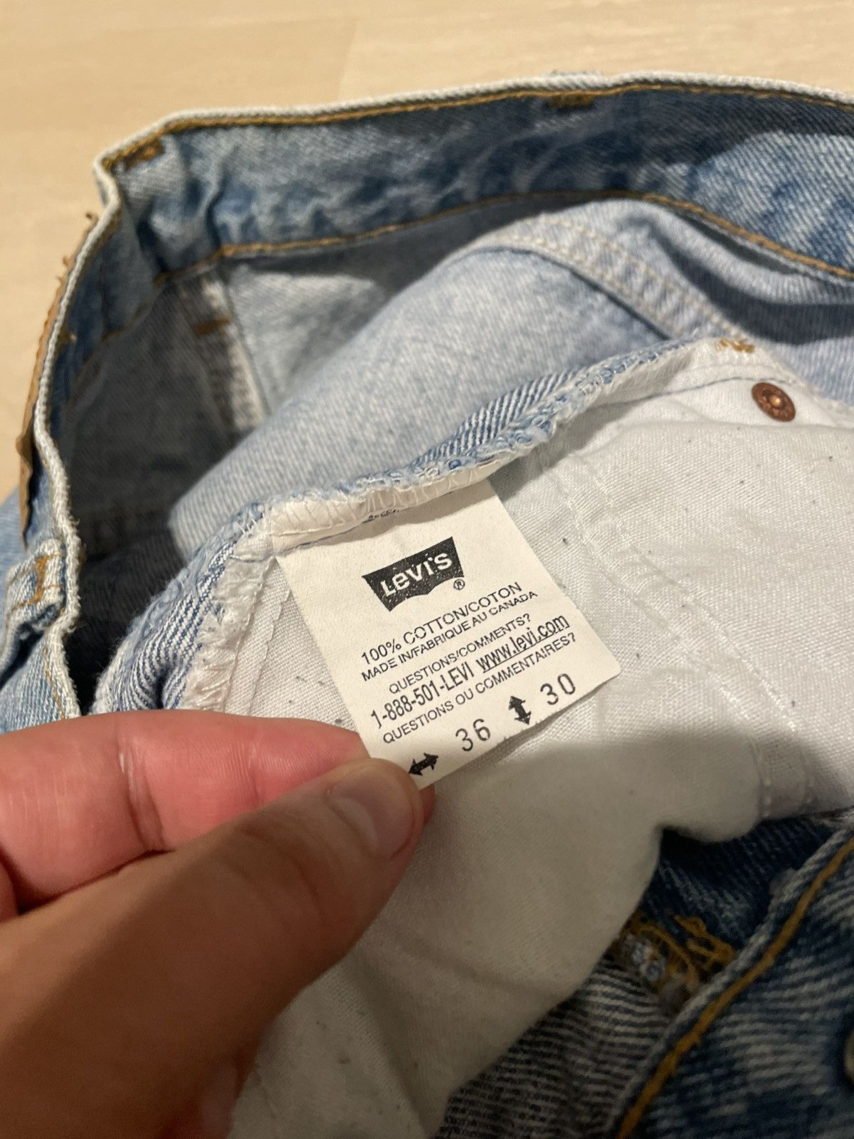 Levi's Levis Orange Tab Light Wash Denim 1 Size US 36 / EU 52 - 6 Thumbnail