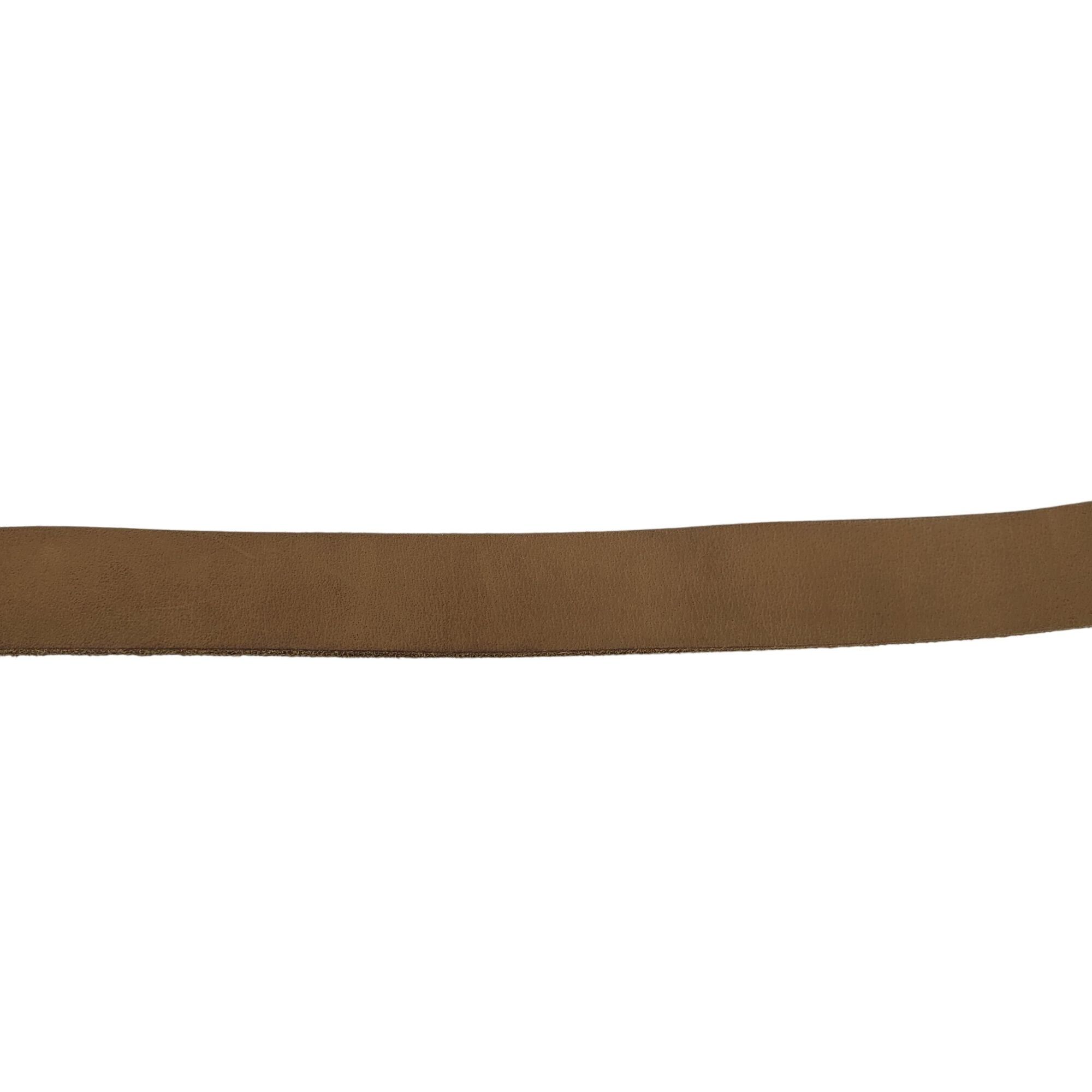 Other Bison Denim Camel Brown Genuine Leather Mens Belt Rugged Out Size 36 - 12 Thumbnail