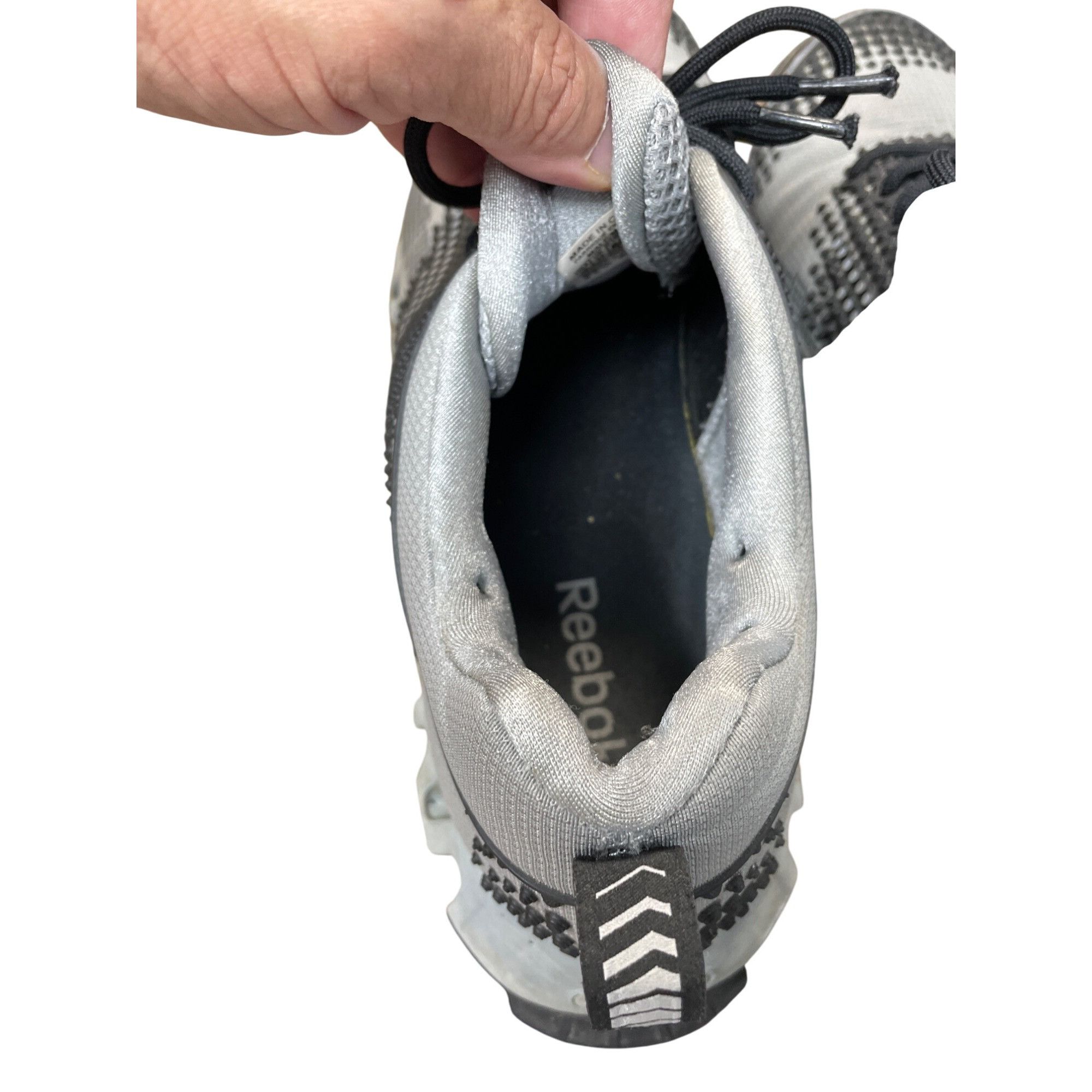 Reebok Reebok Zig Tech 2.0 Mens gray black running shoes sneakers Size US 12 / EU 45 - 8 Thumbnail