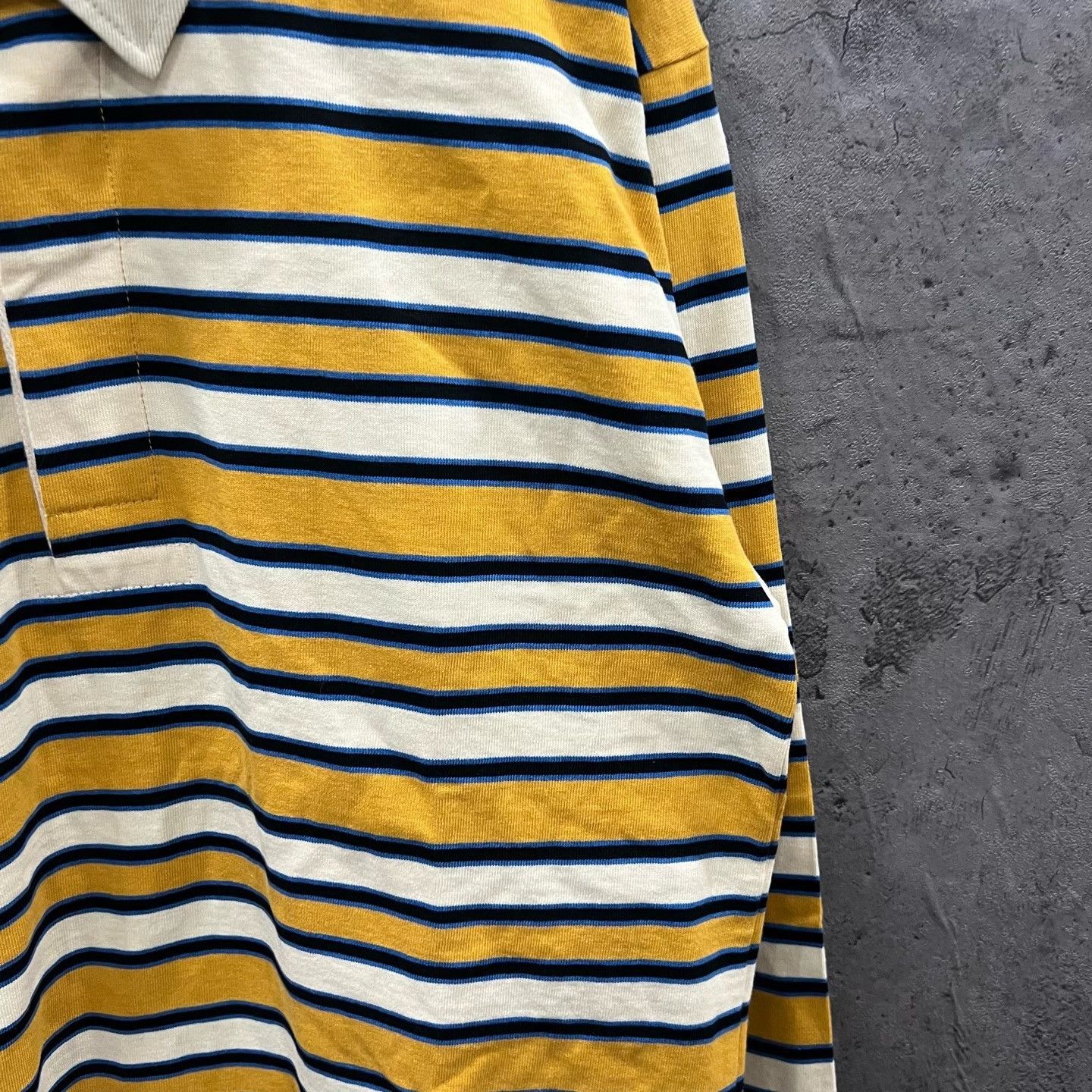 Gucci Gucci Stripe Back Logo Long Sleeve Polo Size US L / EU 52-54 / 3 - 3 Thumbnail