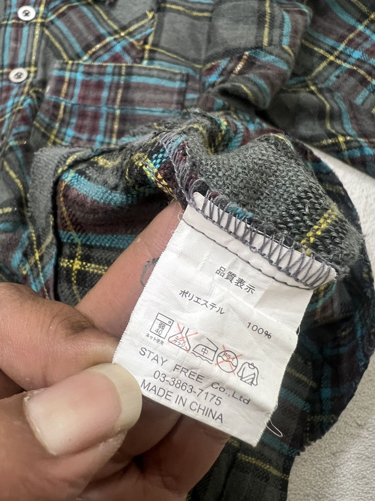 Number (N)ine 2000s Japanese Hysteric Poem Asymmetric Shirt y2k Lgb Ifsix Size US S / EU 44-46 / 1 - 7 Thumbnail