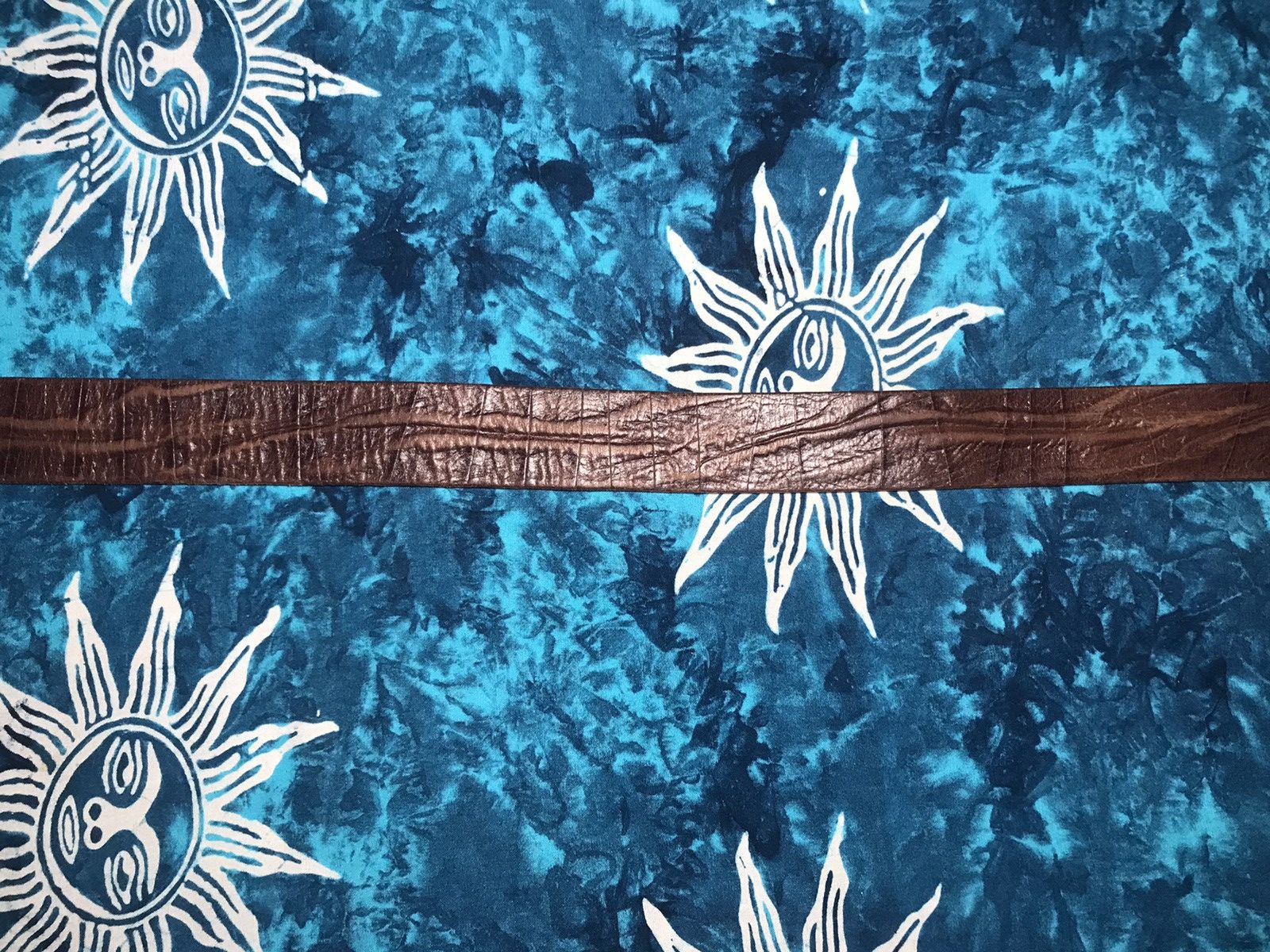 Energie Y2K Vintage Leather Belt Rodeo ENERGIE Size 32 - 5 Thumbnail
