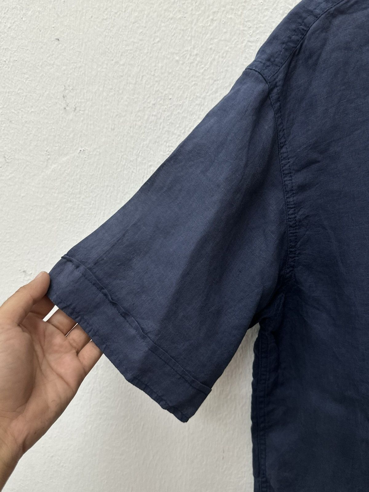 Nigel Cabourn Authentic Nigel Cabourn 100% Hemp Button Up Shirt Size US M / EU 48-50 / 2 - 15 Thumbnail