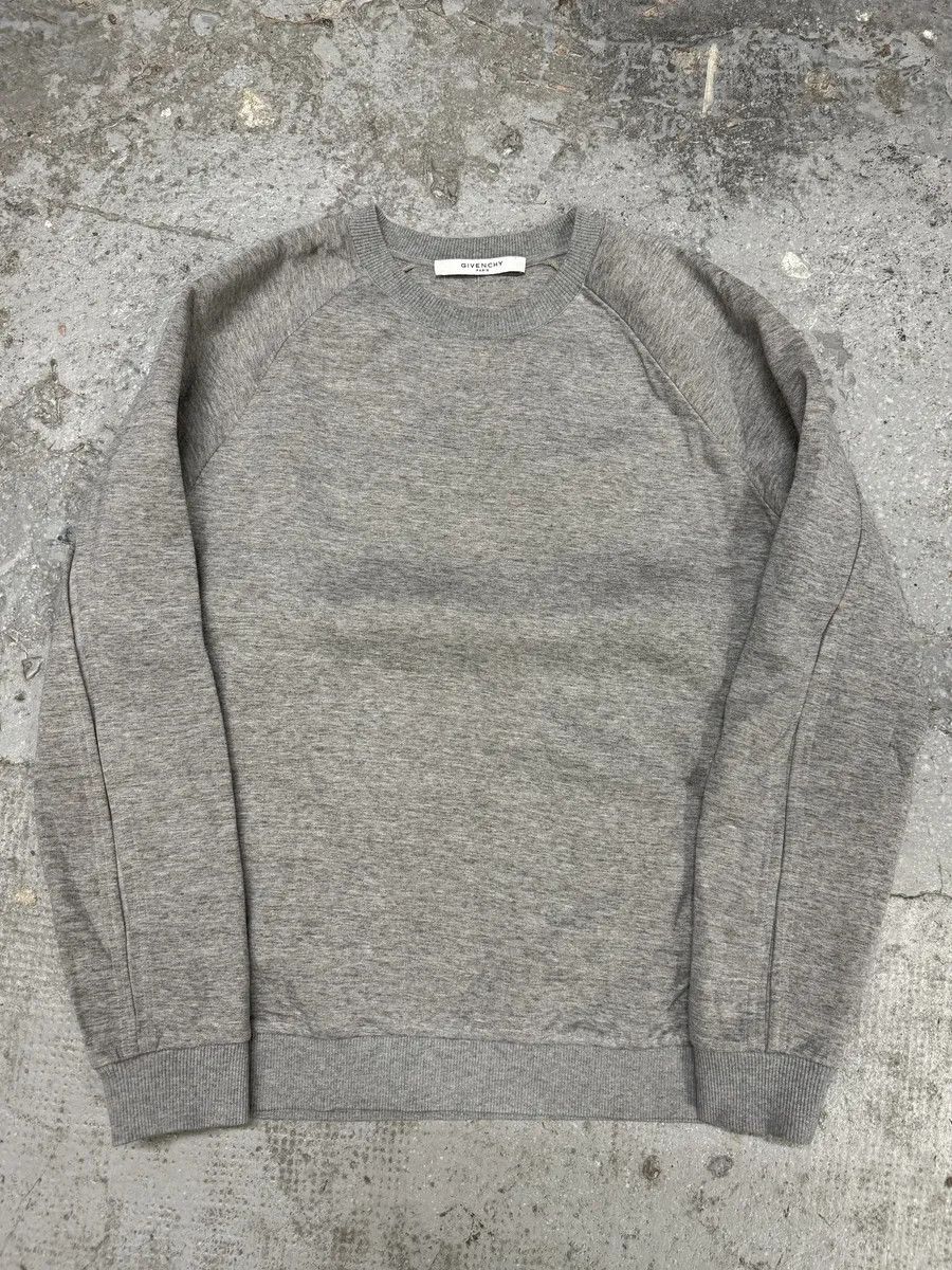 Givenchy SS2016 Givenchy Grey Scuba Crewneck by Riccardo Tisci Size US M / EU 48-50 / 2 - 1 Thumbnail