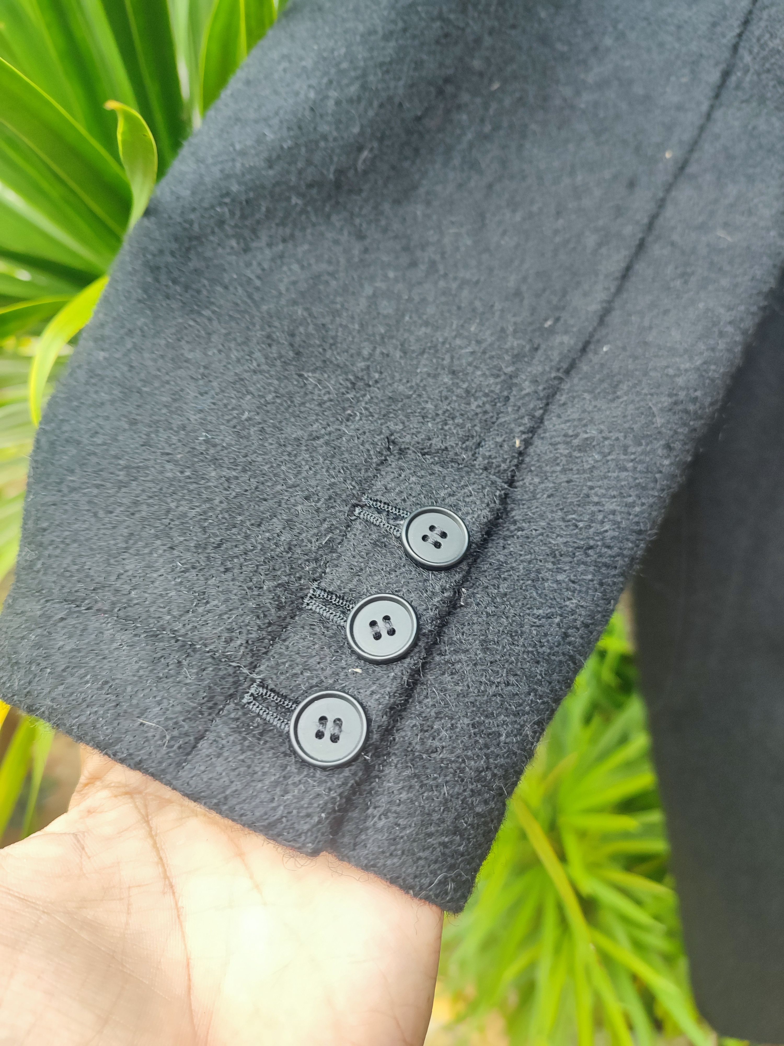 Yohji Yamamoto Y’s by Yohji Yamamoto Charcoal Wool Oversized Overcoat Size US XL / EU 56 / 4 - 20 Thumbnail