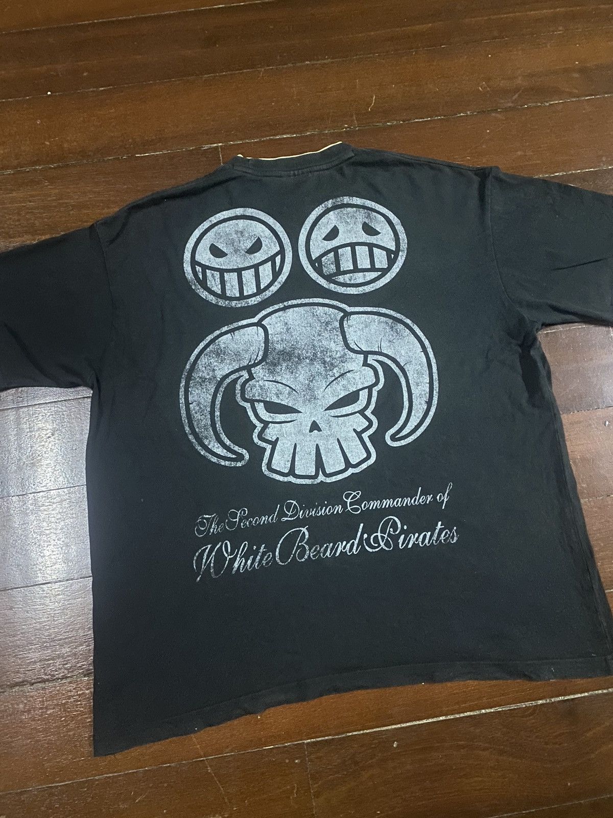 Anime × One Piece Rare One Piece character PORTGAE D ACE over print Tee Size US XXL / EU 58 / 5 - 9 Thumbnail