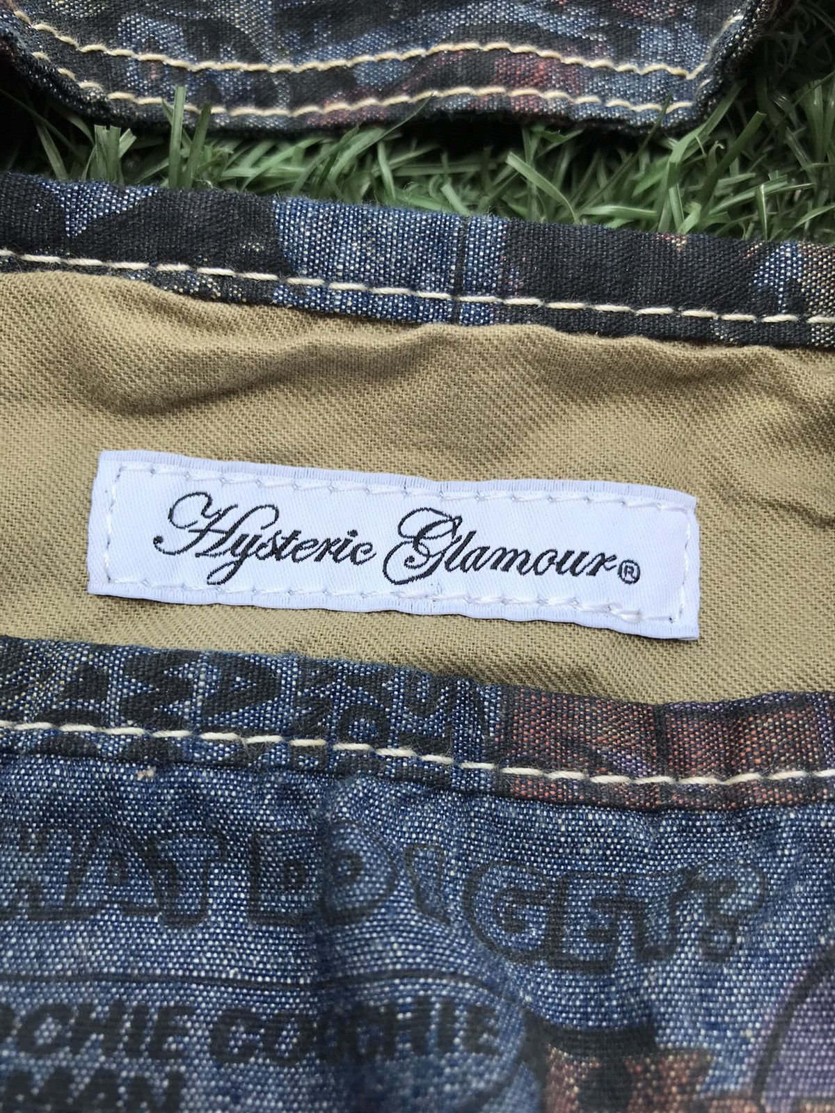 Hysteric Glamour RARE Vintage Hysteric Glamour denim Mini Tote Bag Size ONE SIZE - 4 Thumbnail
