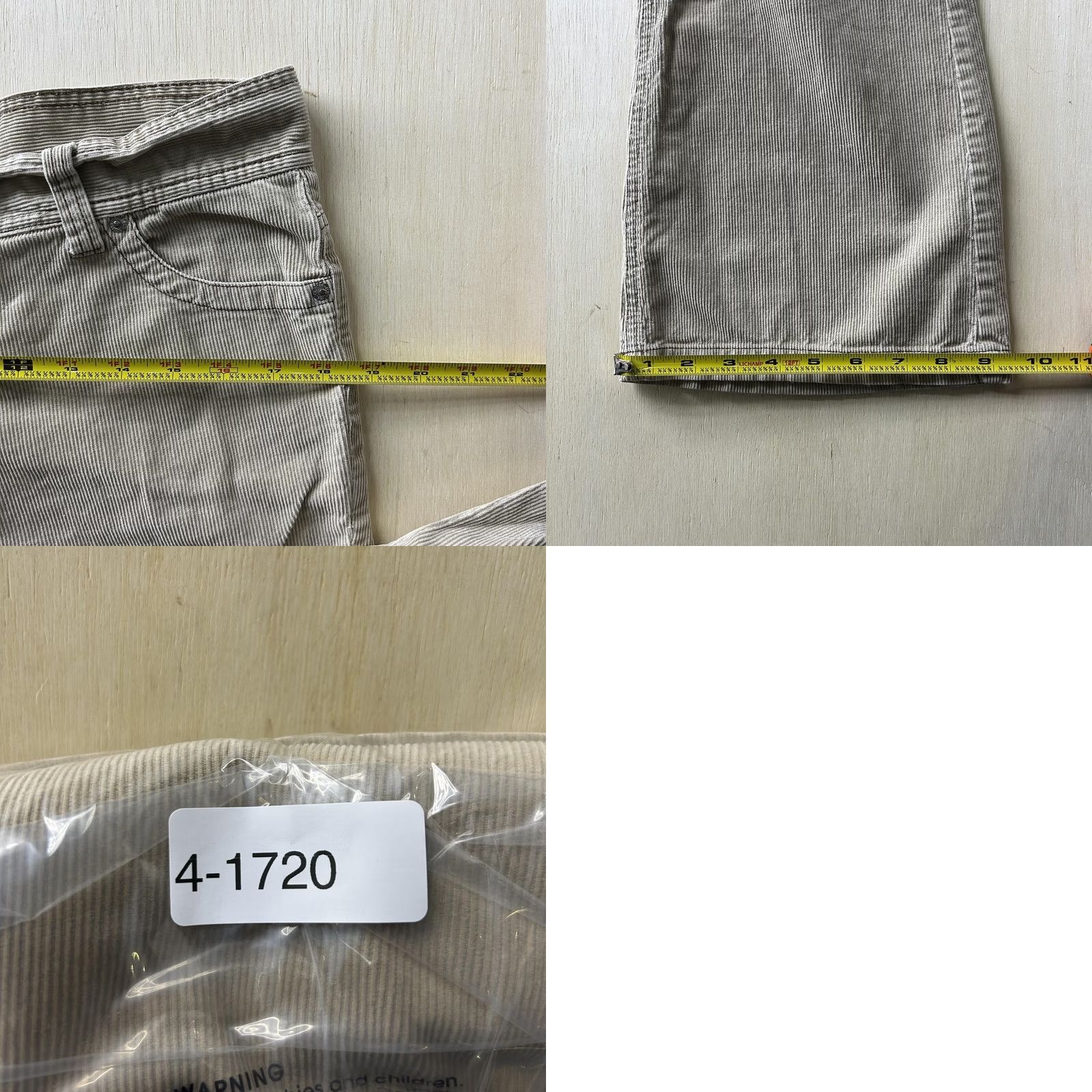 Denim & Co. Denim Co. Pants Womens 12 Beige Corduroy Bootcut Khakis Pockets Casual Size 34" / US 12 / IT 48 - 8 Thumbnail