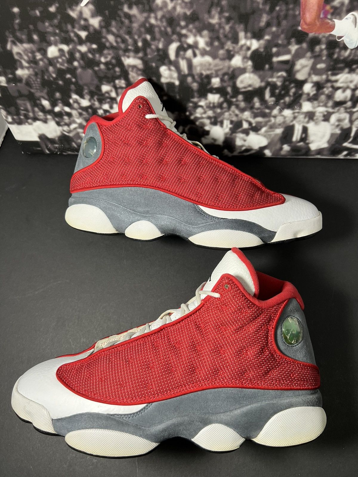 Jordan Brand Nike Air Jordan 13 Retro Red Flint 2021 DJ5982-600 Size US 9 / EU 42 - 11 Thumbnail
