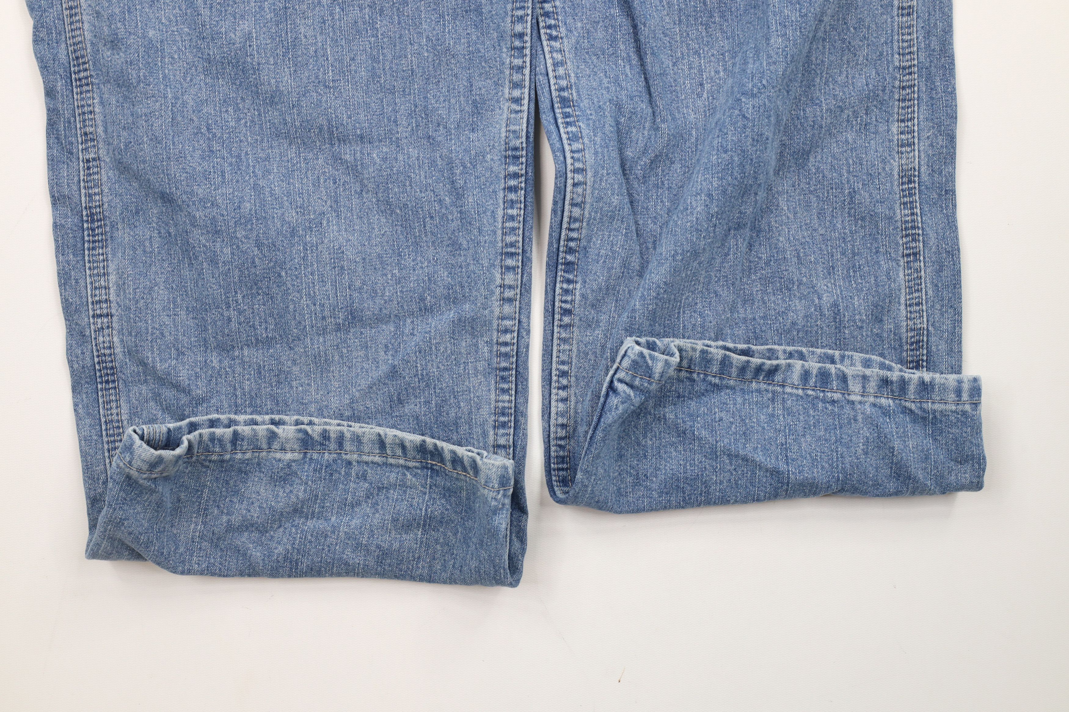 Lee × Vintage Vintage Y2K Lee Wide Leg Carpenter Denim Jeans Blue Size US 36 / EU 52 - 5 Thumbnail