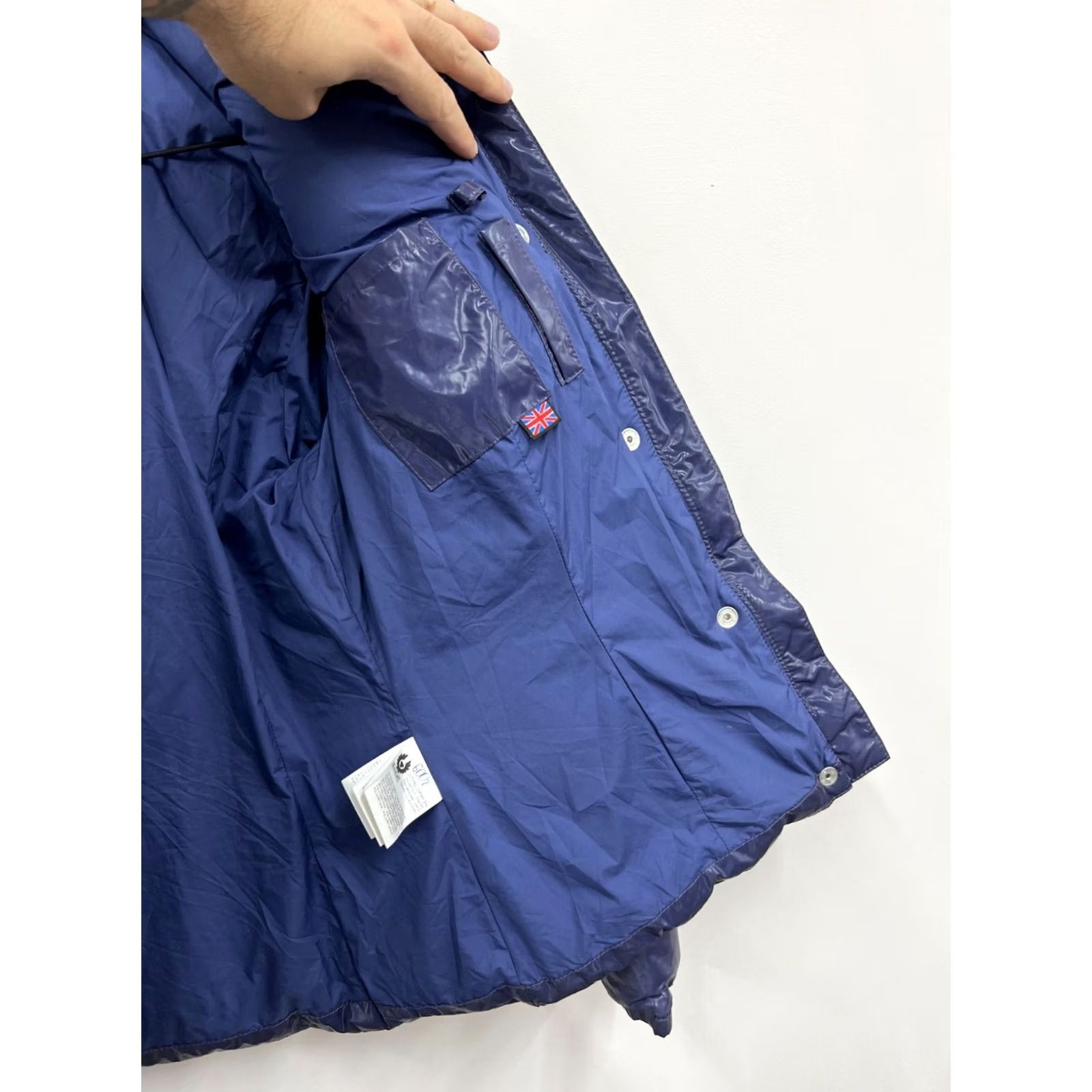 Belstaff Belstaff Jacket Puffer Jacket Ladies Size S Purple Logo Nylon Down 80% Down 20% Feather Wool lining Casual Womens Size S / US 4 / IT 40 - 5 Thumbnail