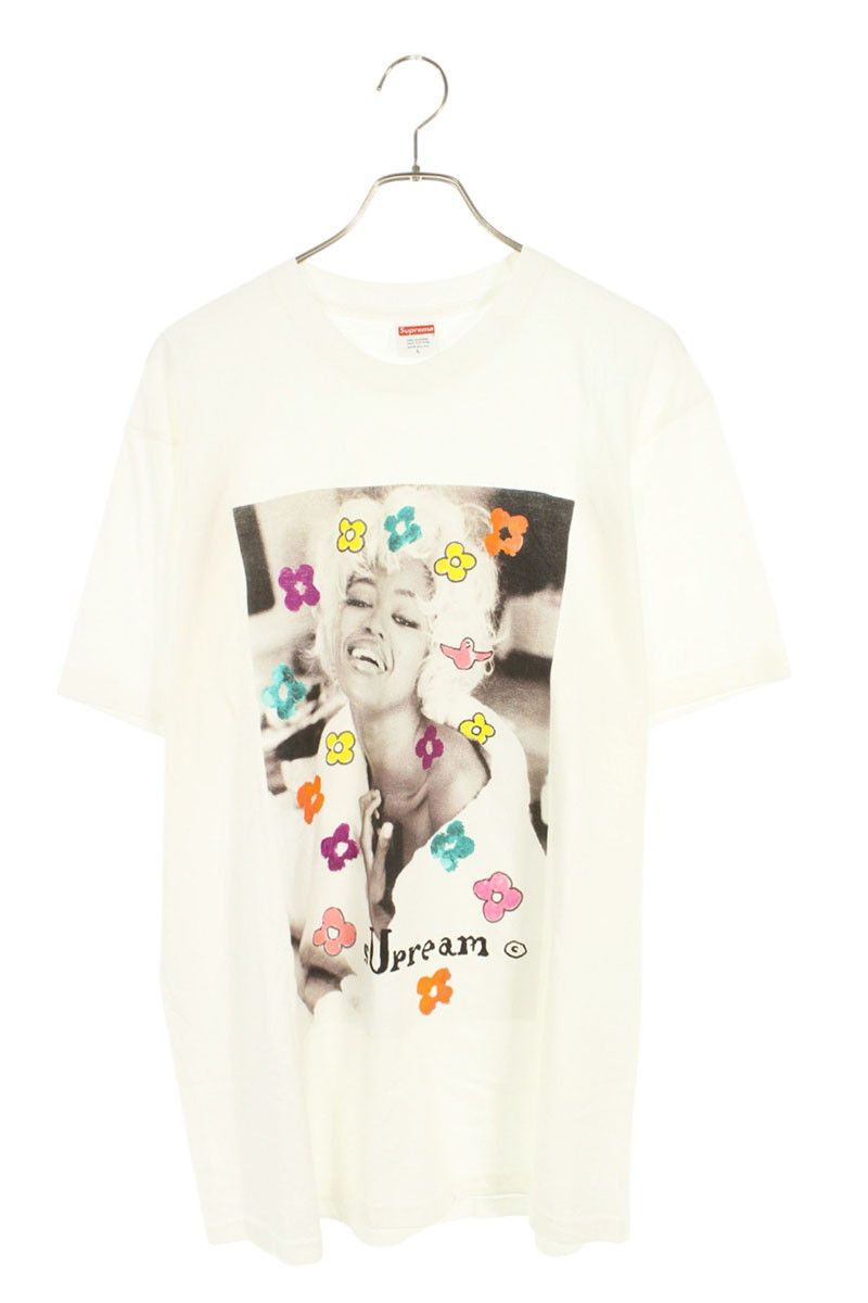 Supreme L Supreme Lollipop tee Tshirt white Candy tongue split red