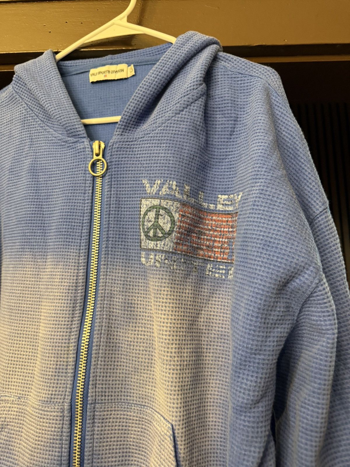 Vale Vale Lives Forever Zip Up Thermal Hoodie United Blue Large Size US L / EU 52-54 / 3 - 3 Thumbnail