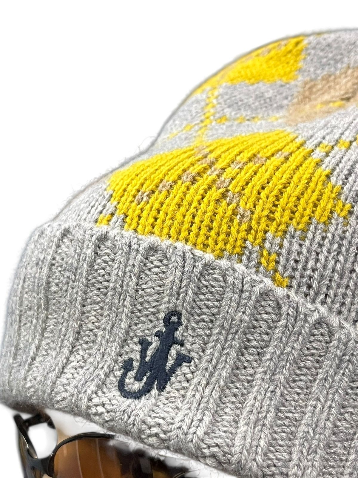 JW Anderson × Uniqlo JW Anderson x Uniqlo Heattech Argyle Beanie - One Size Size ONE SIZE - 2 Thumbnail