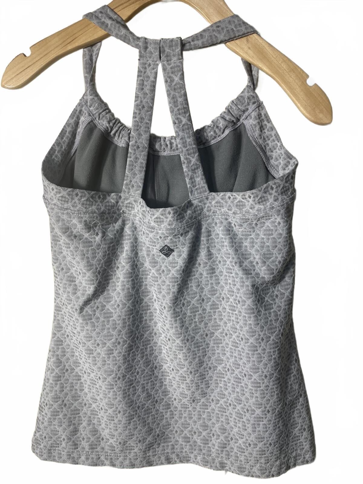Columbia Prana Tank Top Bra Women's Small Gray Athletic Gym EUC Size S / US 4 / IT 40 - 2 Thumbnail