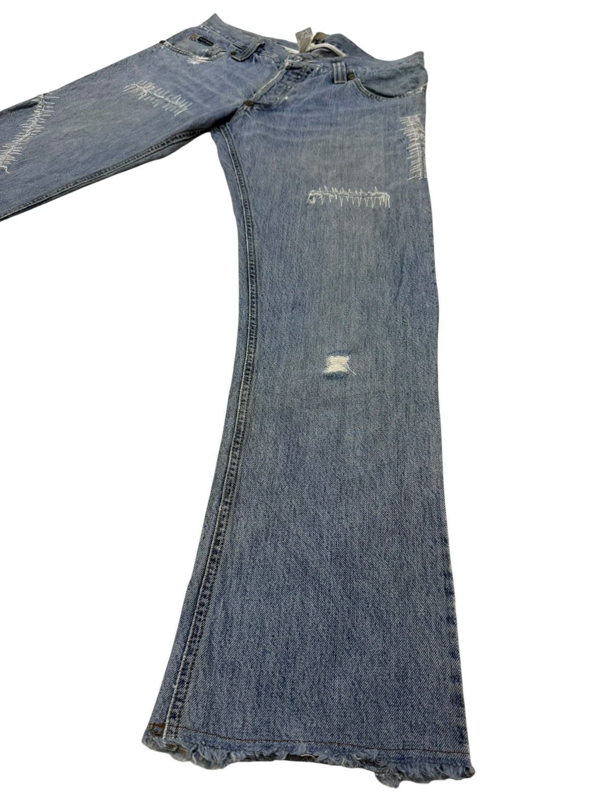 Dolce & Gabbana Flared Jeans Dolce & Gabbana Distressed Boot Cut Denim Size US 33 - 2 Thumbnail