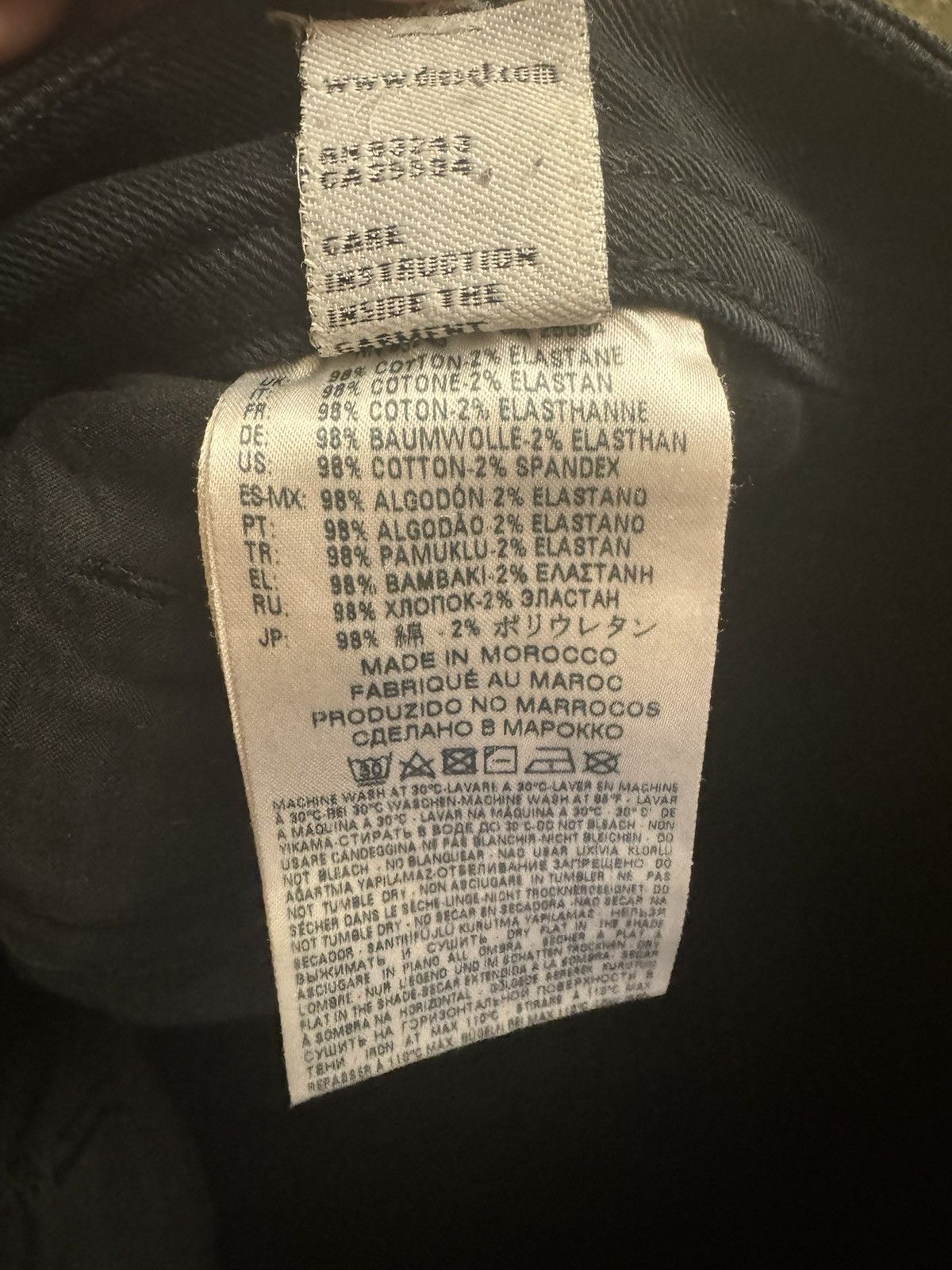 Diesel × Vintage Diesel rare Y2K vintage black denim thommer pants punk Size US 30 / EU 46 - 8 Thumbnail