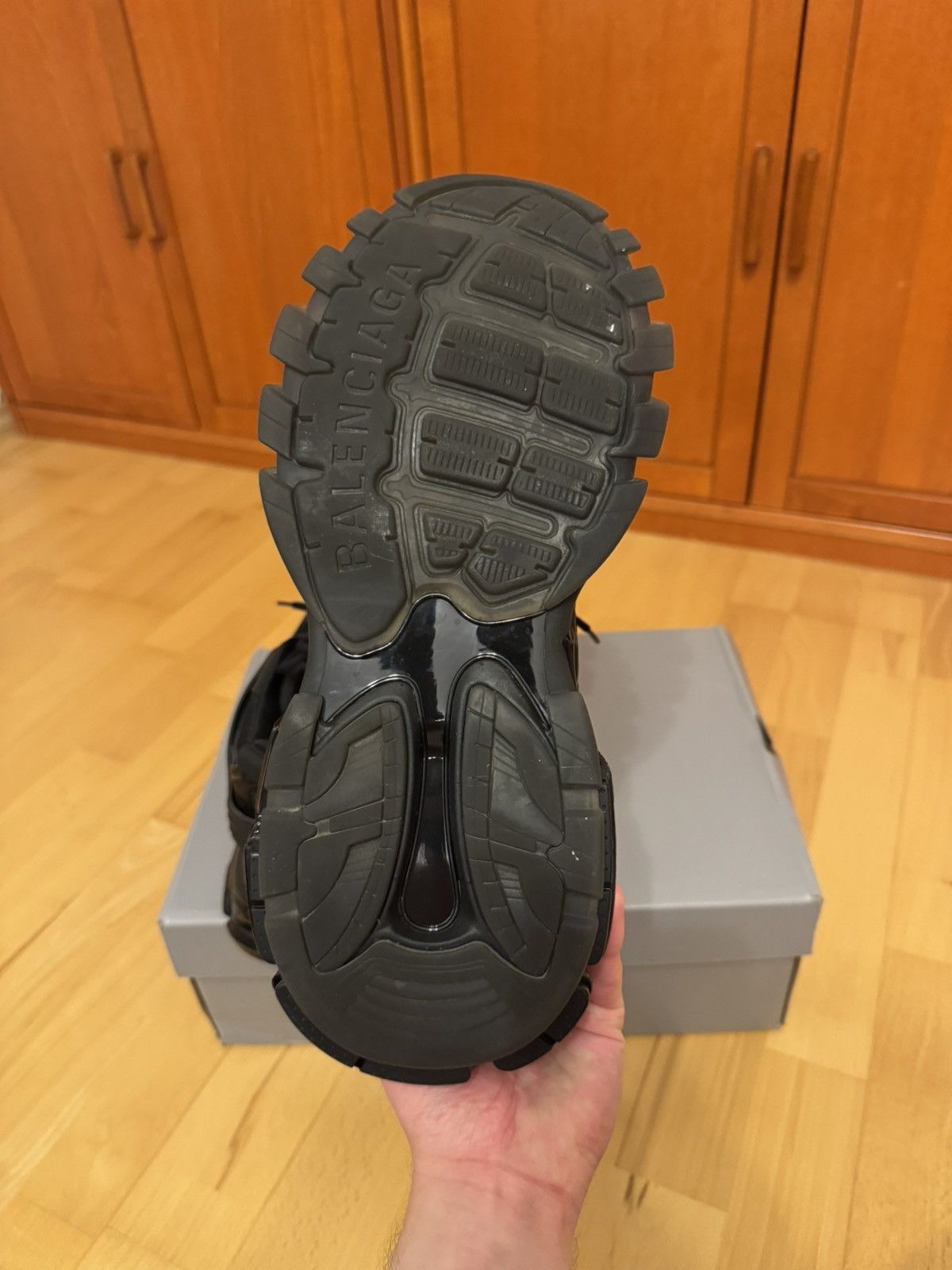Balenciaga Balenciaga Track Clearsole Triple Black Size US 13 / EU 46 - 9 Thumbnail