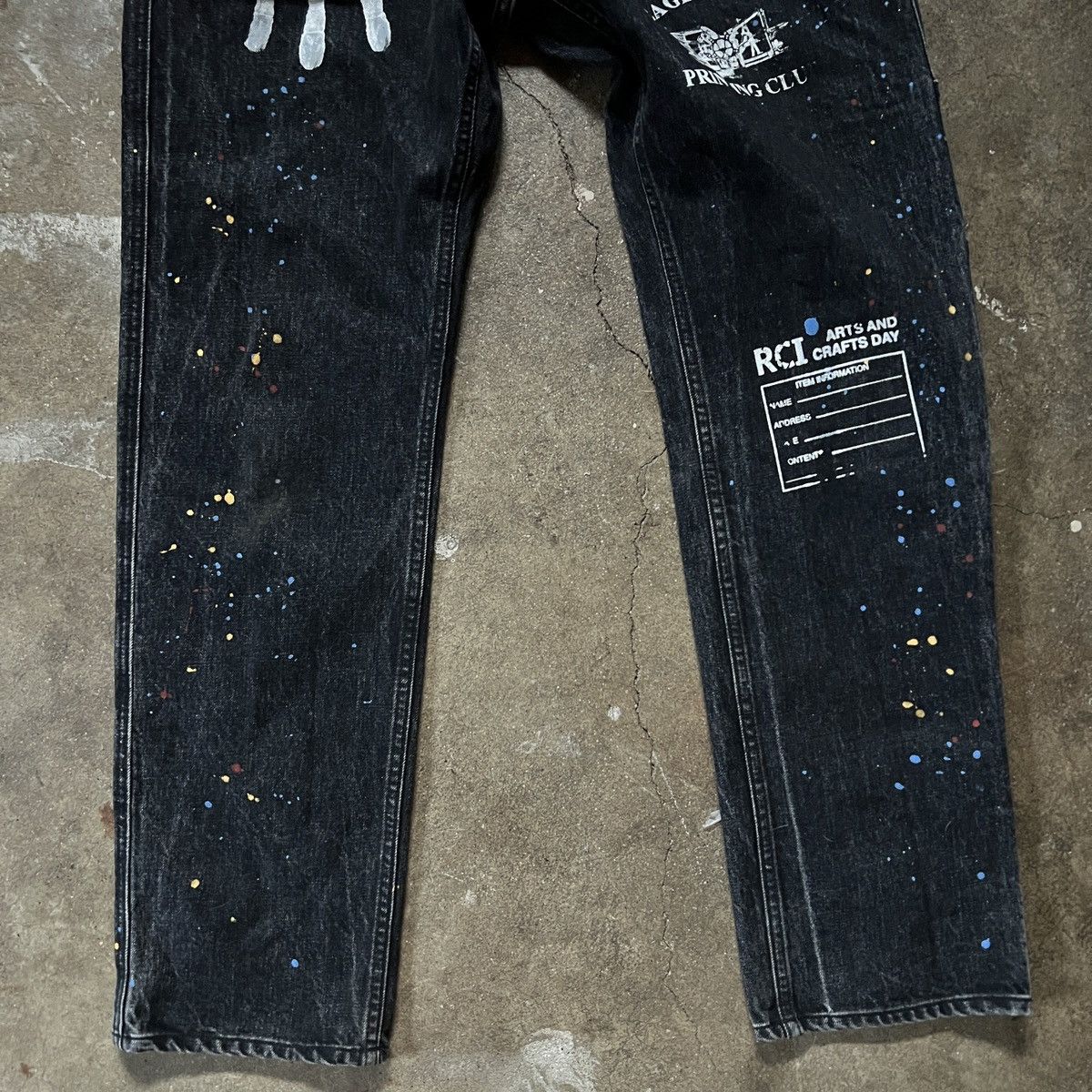 Reese Cooper Reese Cooper ‘Fever Dream’ Paint Denim Size US 32 / EU 48 - 3 Thumbnail