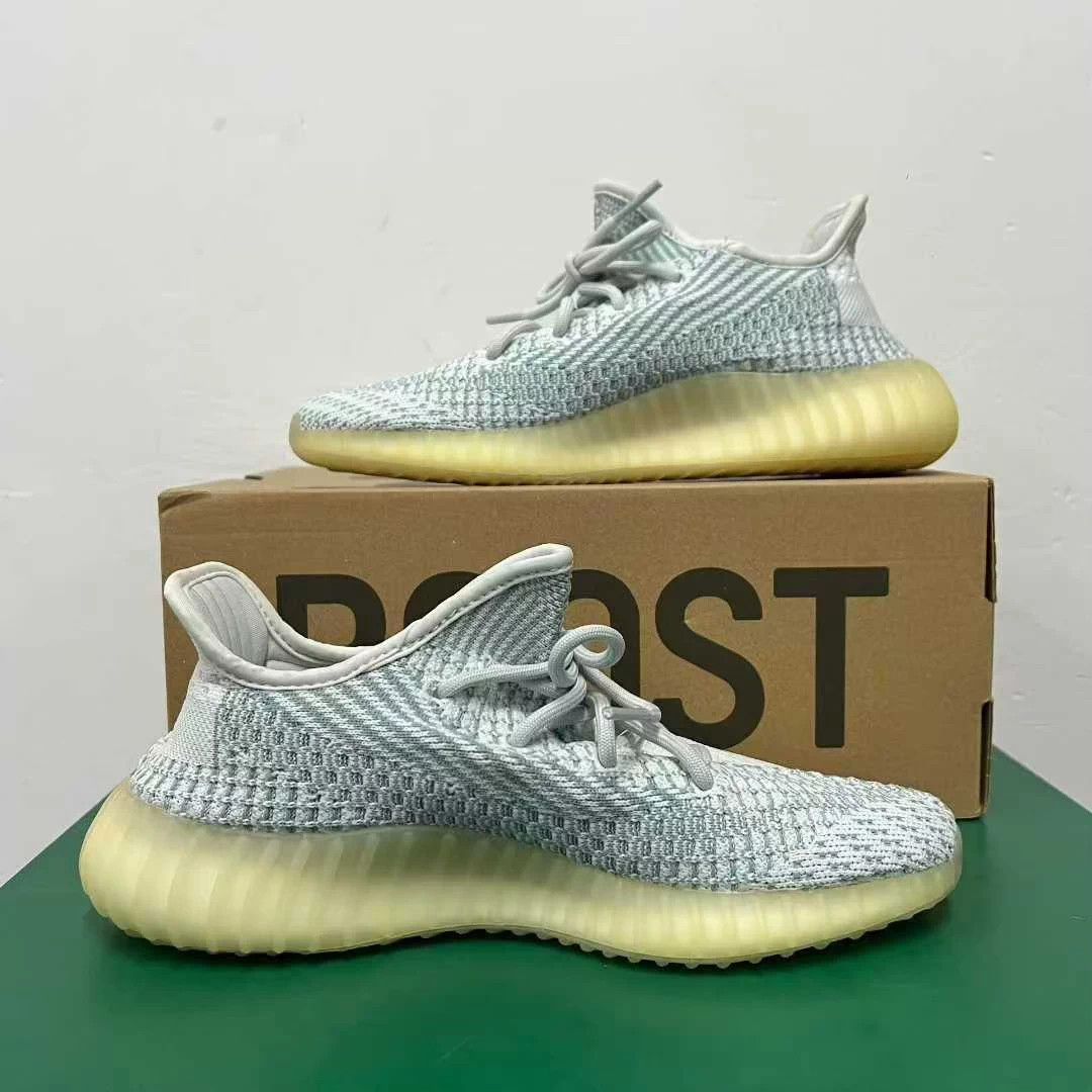 Adidas Yeezy 350 Cloud White/Ice Blue 40 Worn once OG Size US 7 / EU 40 - 5 Thumbnail