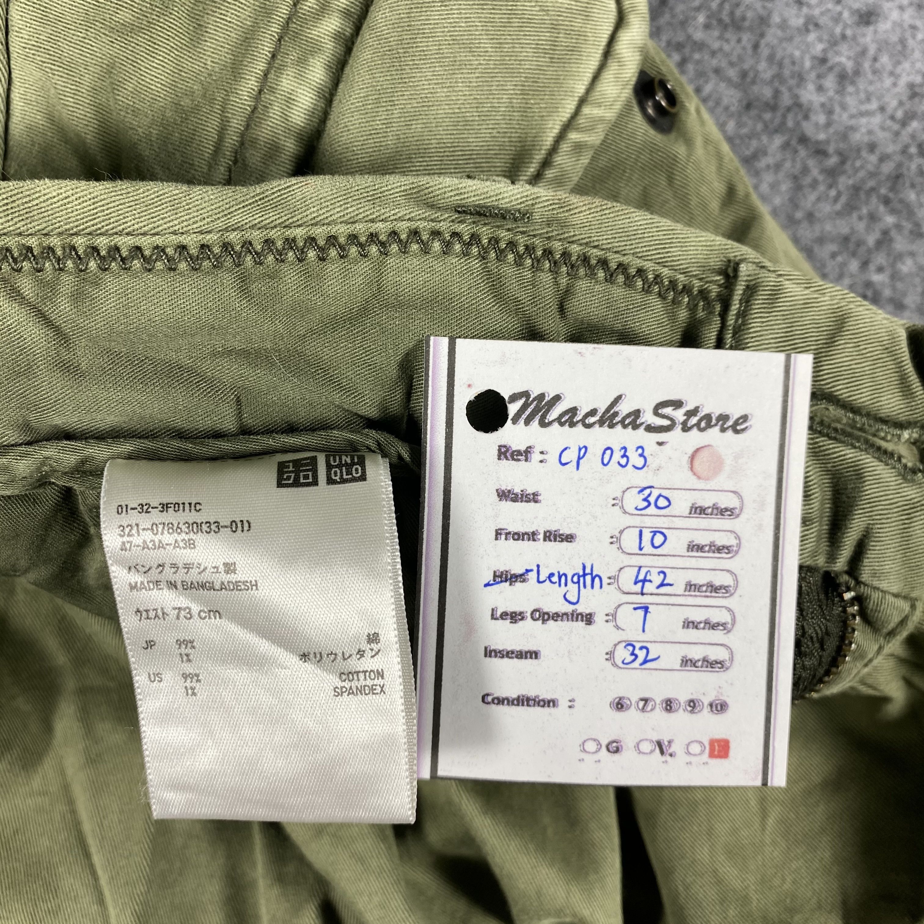 Japanese Brand Japanese Brand Uniqlo Multipocket Tactical Cargo Pants Size US 30 / EU 46 - 7 Thumbnail