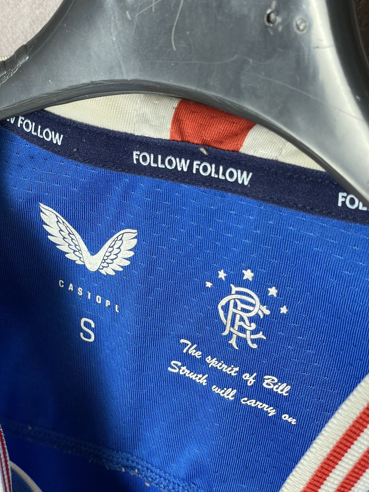Vintage Rangers Glasgow Castore Blue Rare Soccer Jersey Size US S / EU 44-46 / 1 - 8 Thumbnail