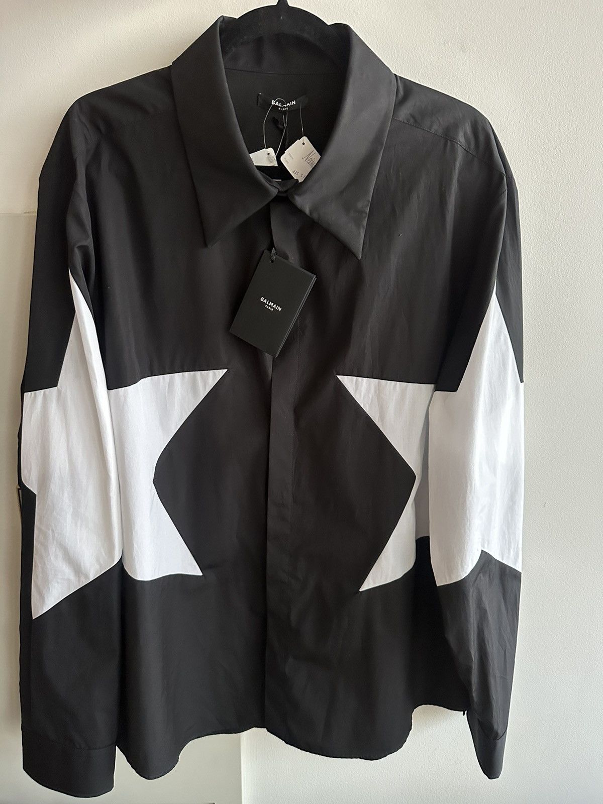 Balmain Rare Runway Brand New Balmain Paris Star ⭐️ Celebrity Shirt Size US XL / EU 56 / 4 - 15 Thumbnail