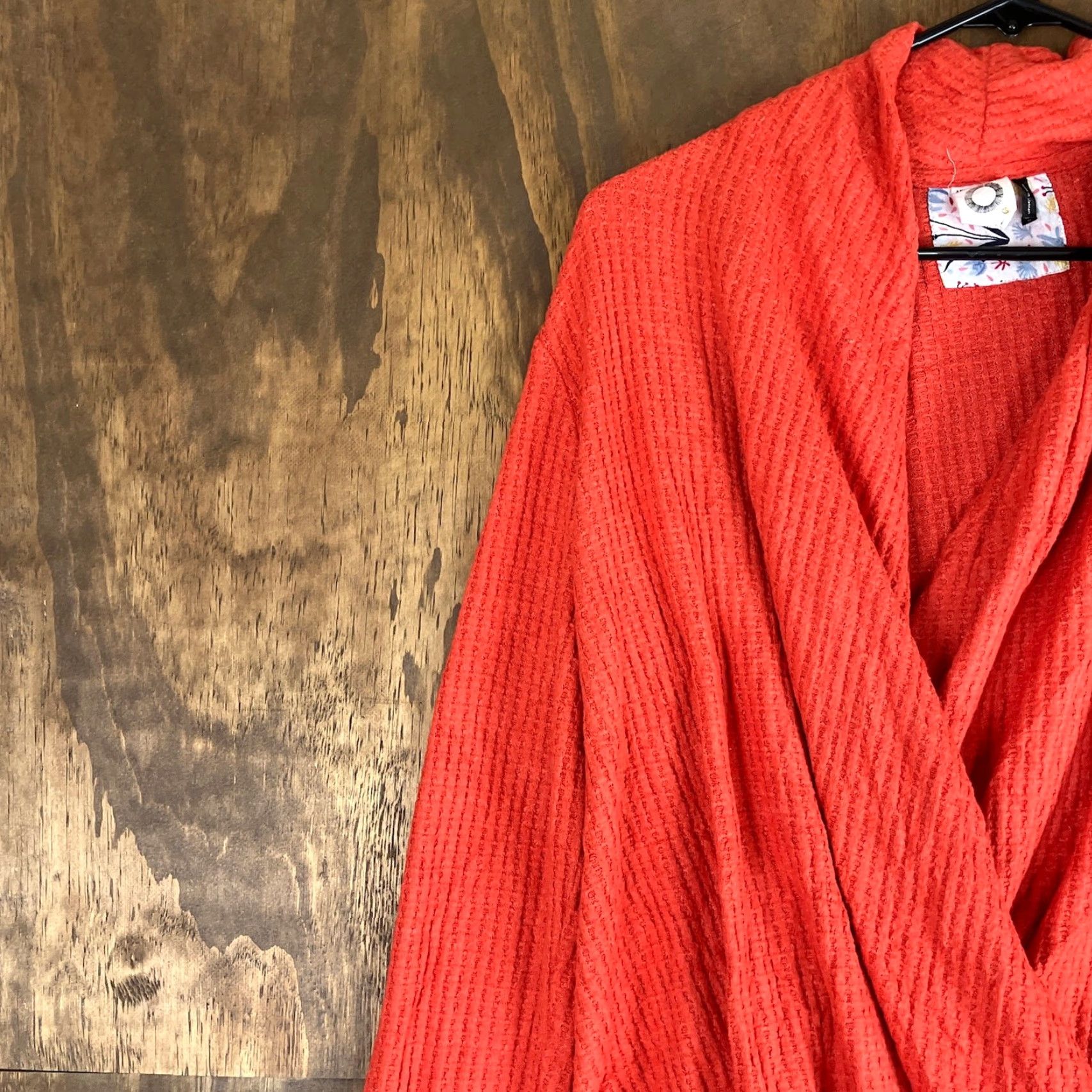 Anthropologie Anthropologie Sweater Akemi Kin Orange Woodruff Wrap Stretch M Woman Size M / US 6-8 / IT 42-44 - 4 Thumbnail