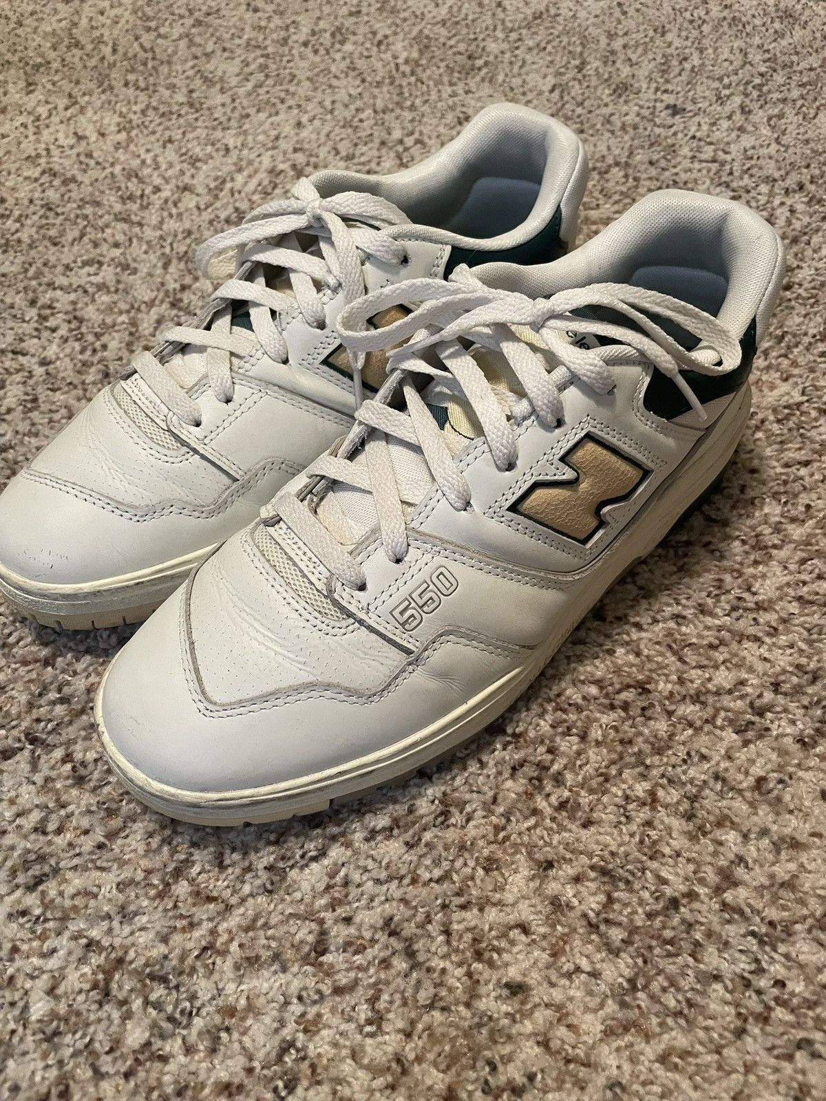 Aime Leon Dore × New Balance Aimé Leon Dore New Balance 550 Natural Green Color Way Size US 10 / EU 43 - 1 Thumbnail