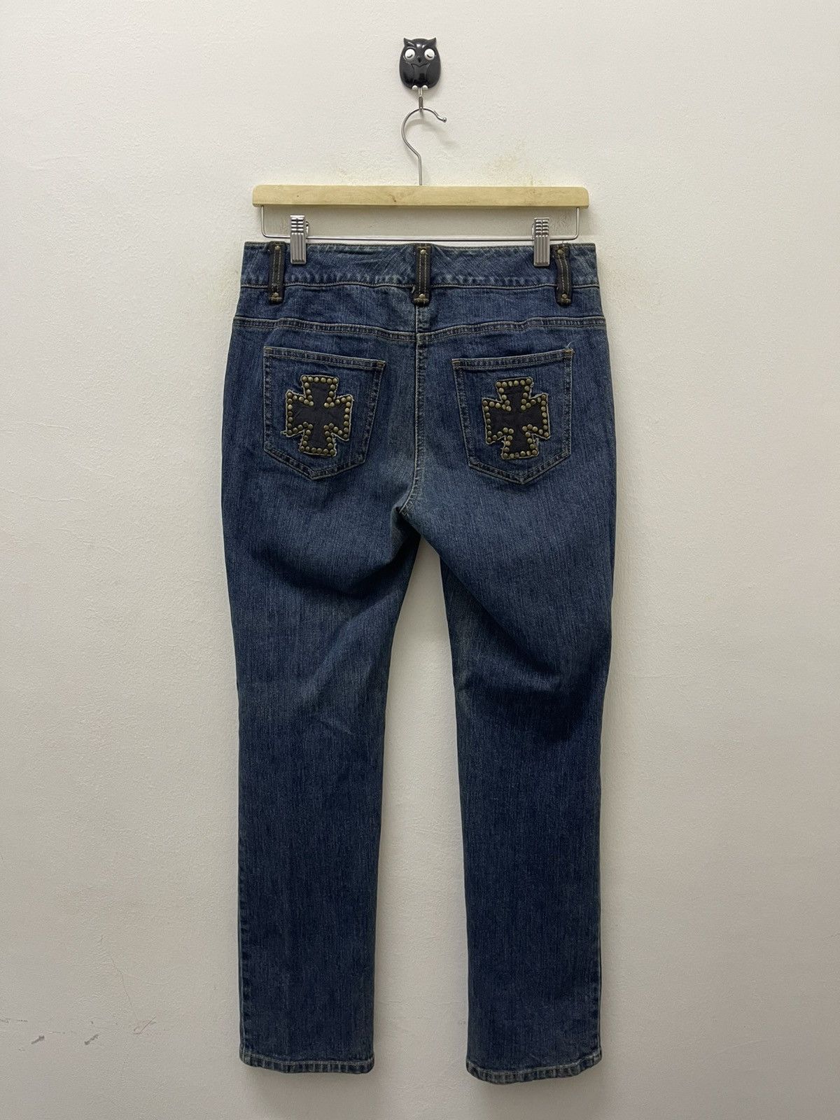 Seditionaries Rare Vintage INC Punk CH. Hearts Inspired Unisex Denim Size US 29 - 1 Thumbnail
