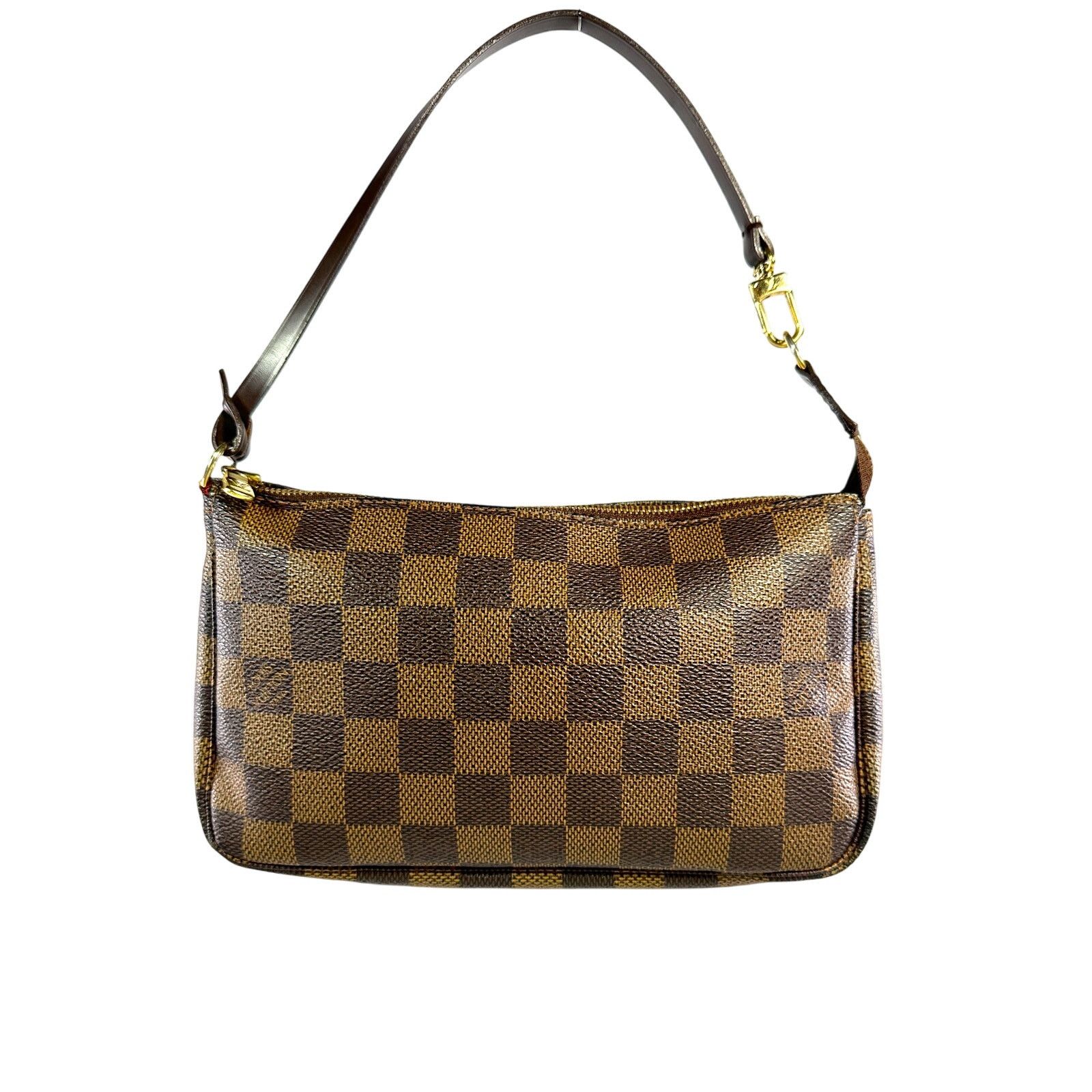 Louis Vuitton LOUIS VUITTON Damier Ebene Navona Shoulder Bag Pochette Size ONE SIZE - 1 Thumbnail