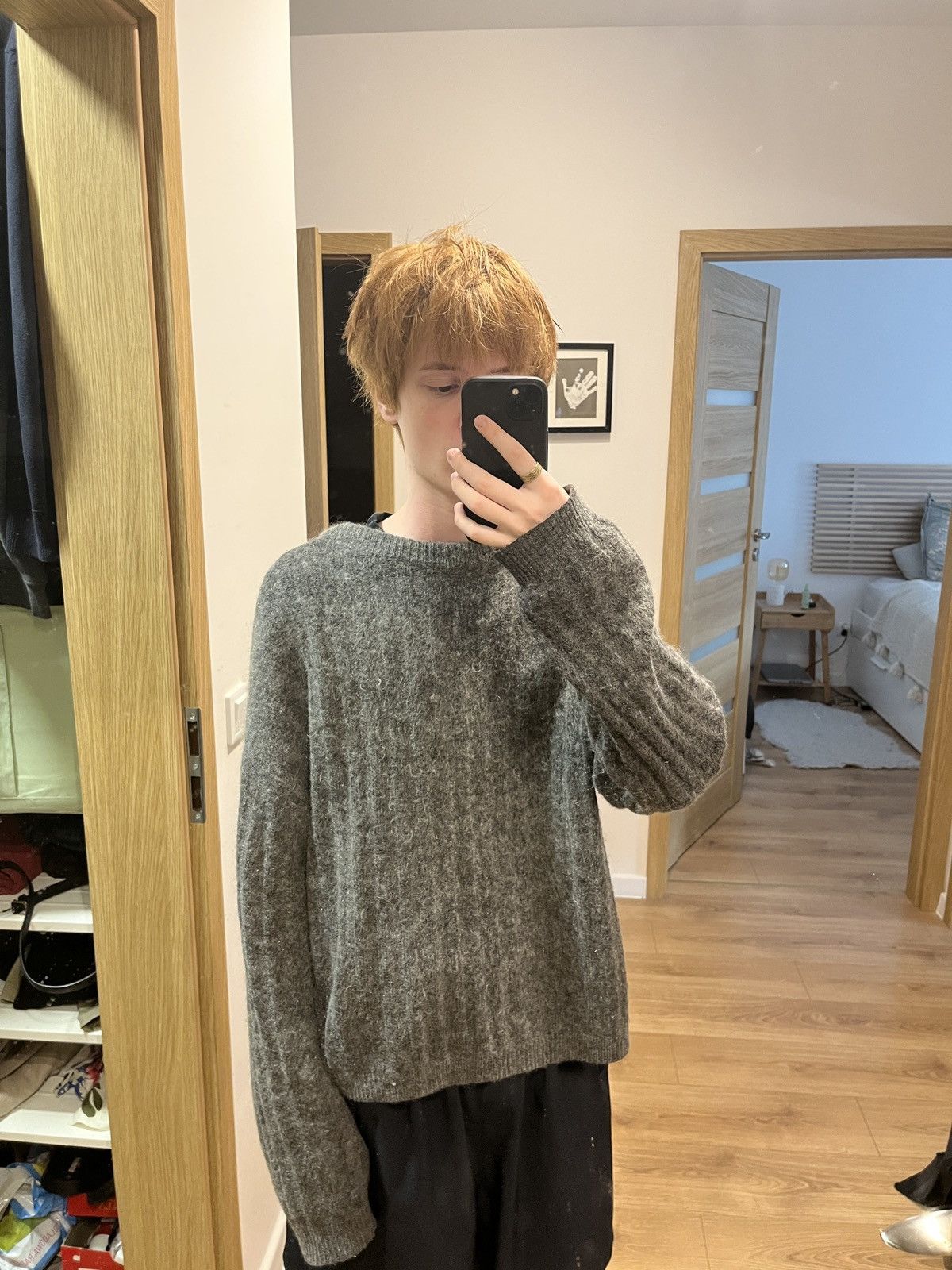 Acne Studios Acne Studios Luxury Y2K avantgarde wool sweater boxy cropped Size US S / EU 44-46 / 1 - 2 Thumbnail