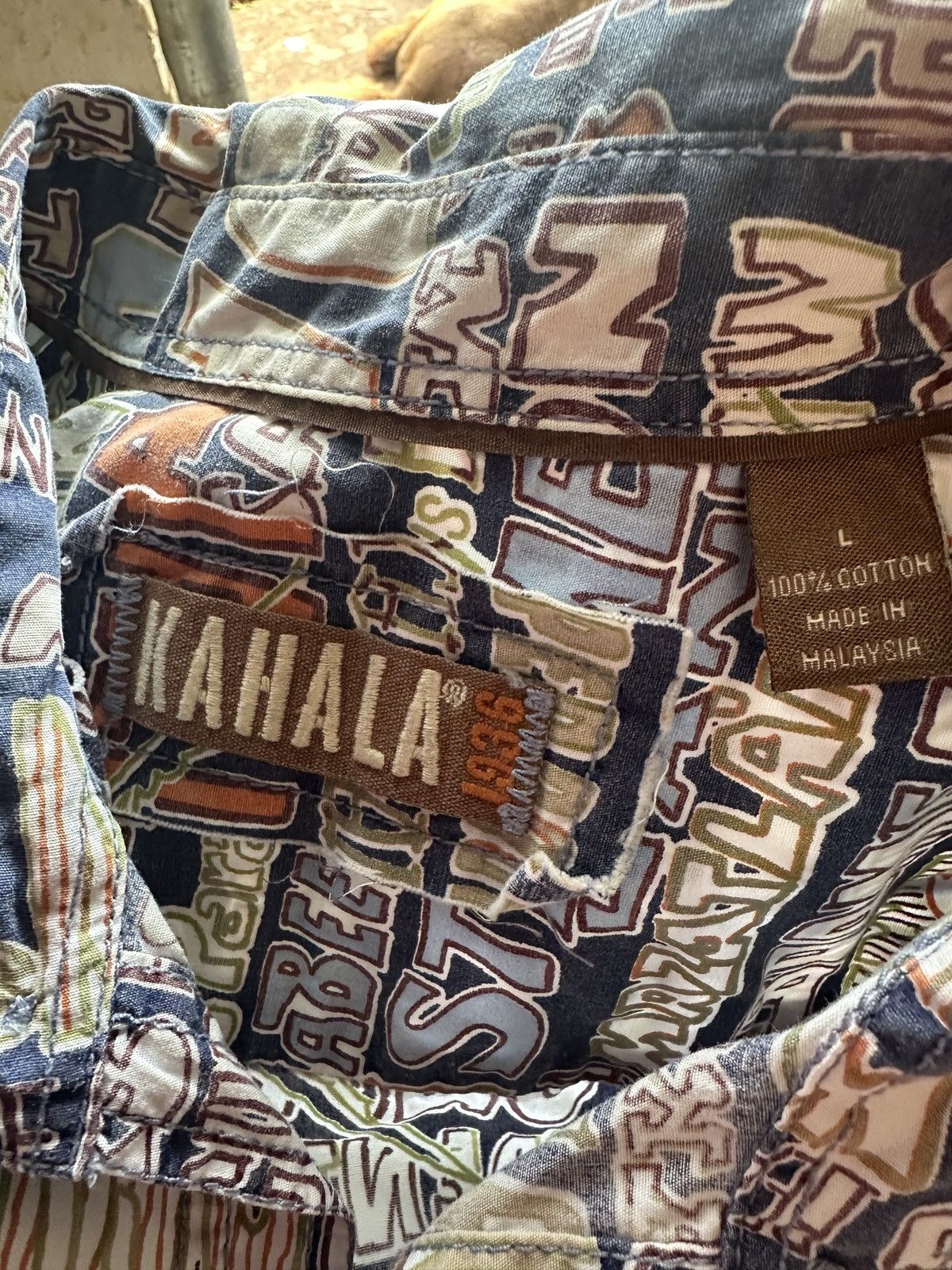 Other Kahala Hawaiian Print Full Button Multicolored Men's L Size US L / EU 52-54 / 3 - 4 Thumbnail