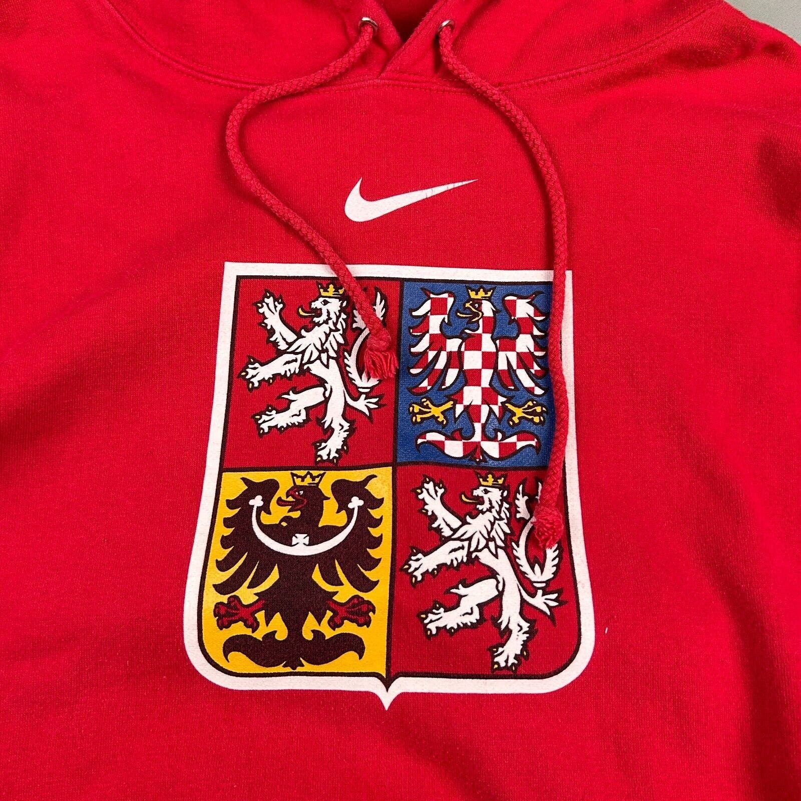 Nike VINTAGE | NIKE Mid Swoosh Football Hoodie sz XL Adult Size US XL / EU 56 / 4 - 3 Thumbnail