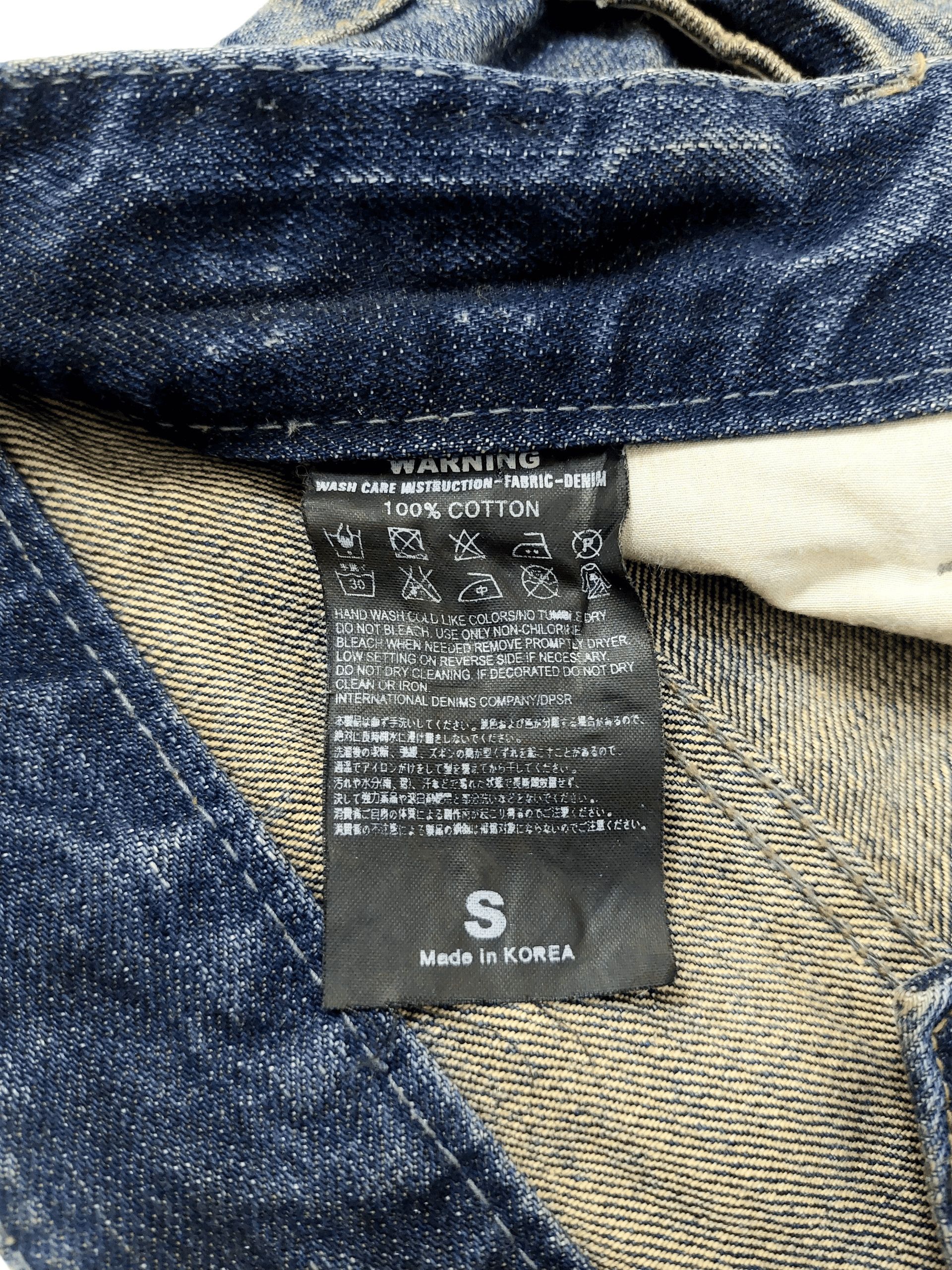 Vintage 90's DPSR Flare Mudwash Clawsmark Denim Size US 31 - 20 Thumbnail