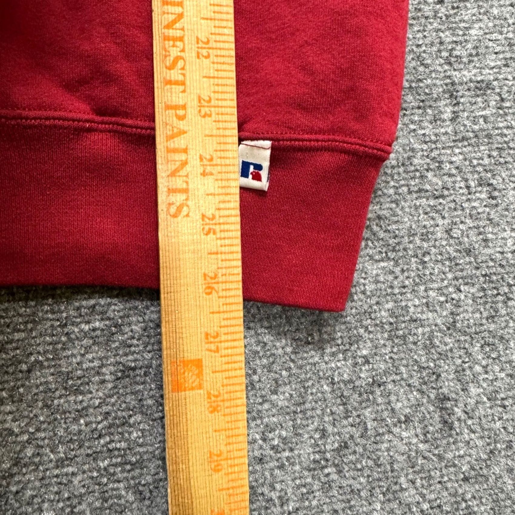 Vintage VTG Russell Sweatshirt Crewneck XL Red Men’s Made In USA Pullover 90s Distressed Size US XL / EU 56 / 4 - 5 Thumbnail