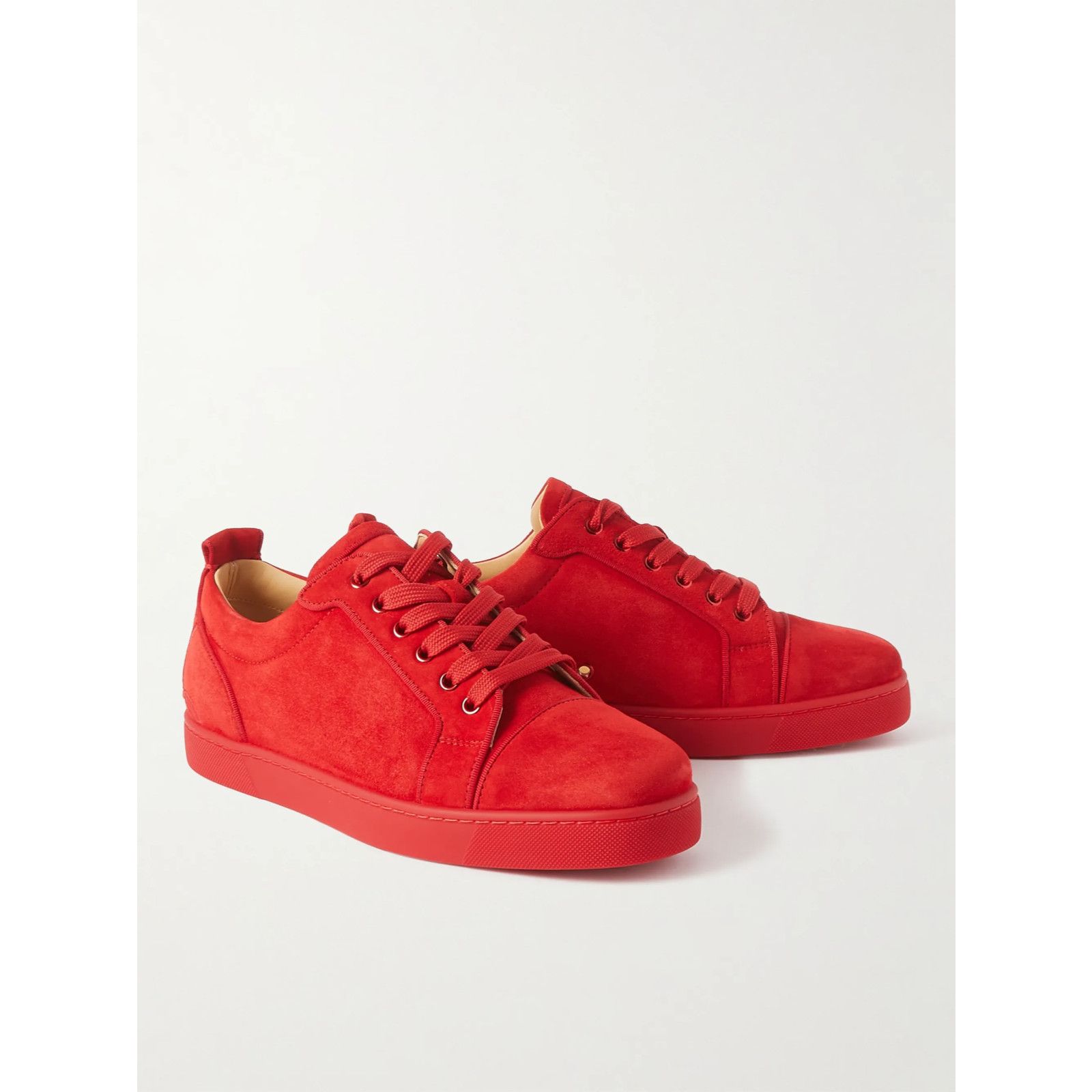 Christian Louboutin Christian Louboutin Mens Fun Louis Junior Flat Loubi Red Size US 9 / EU 42 - 5 Thumbnail
