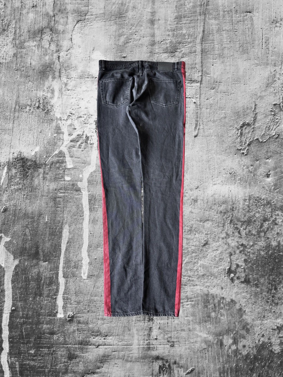 Balenciaga SS17 Red Stripe Denim Size US 32 / EU 48 - 2 Thumbnail