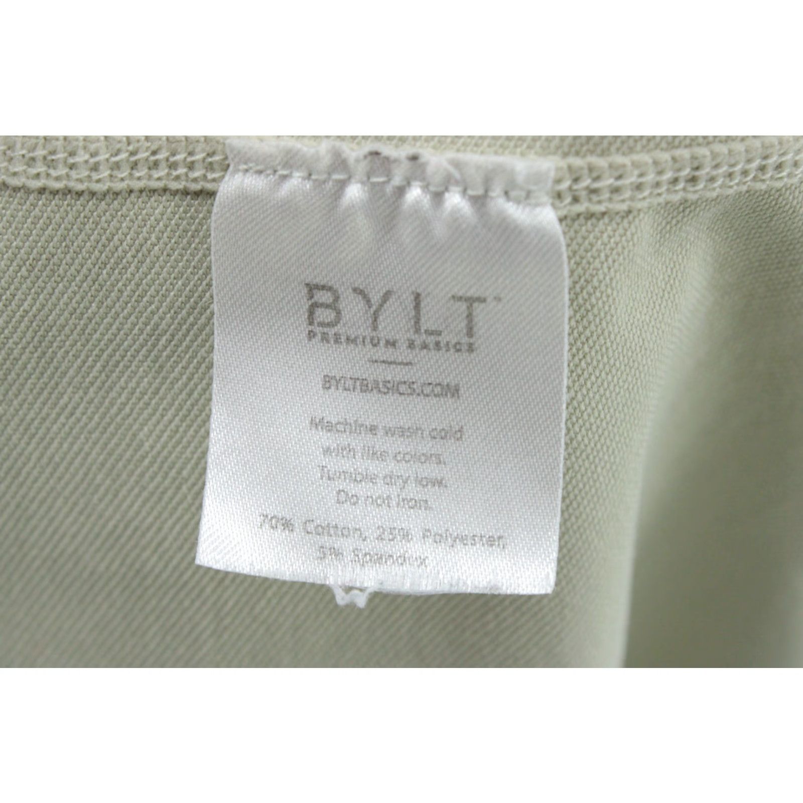 Vintage BYLT Drop Cut Lux Henley T-Shirt Men XL Beige Cotton Stretch Gym Performance Crew Neck Short Sleeve T-Shirt Size US XL / EU 56 / 4 - 5 Thumbnail