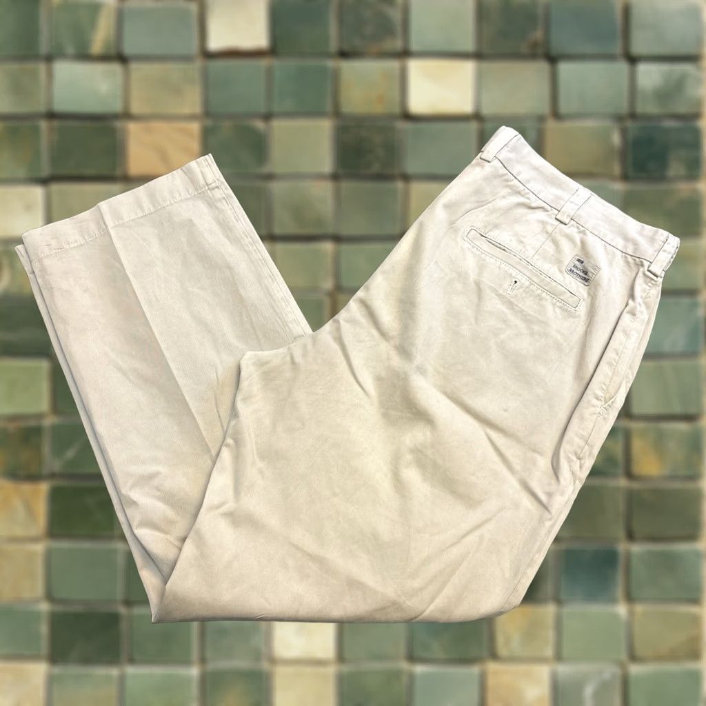 Brooks Brothers Brooks Brothers Clark Chino Pants 40x32 Gray Casual Prep 1818 Tag Men's Pants Straight 32in Inseam Pre-owned Excellent Size US 40 / EU 56 - 1 Thumbnail