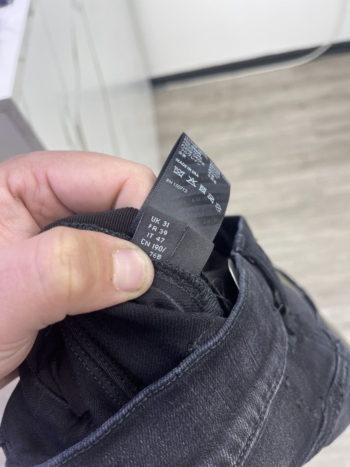 Amiri Amiri X chemist jeans (black/camo) Size US 31 - 6 Thumbnail