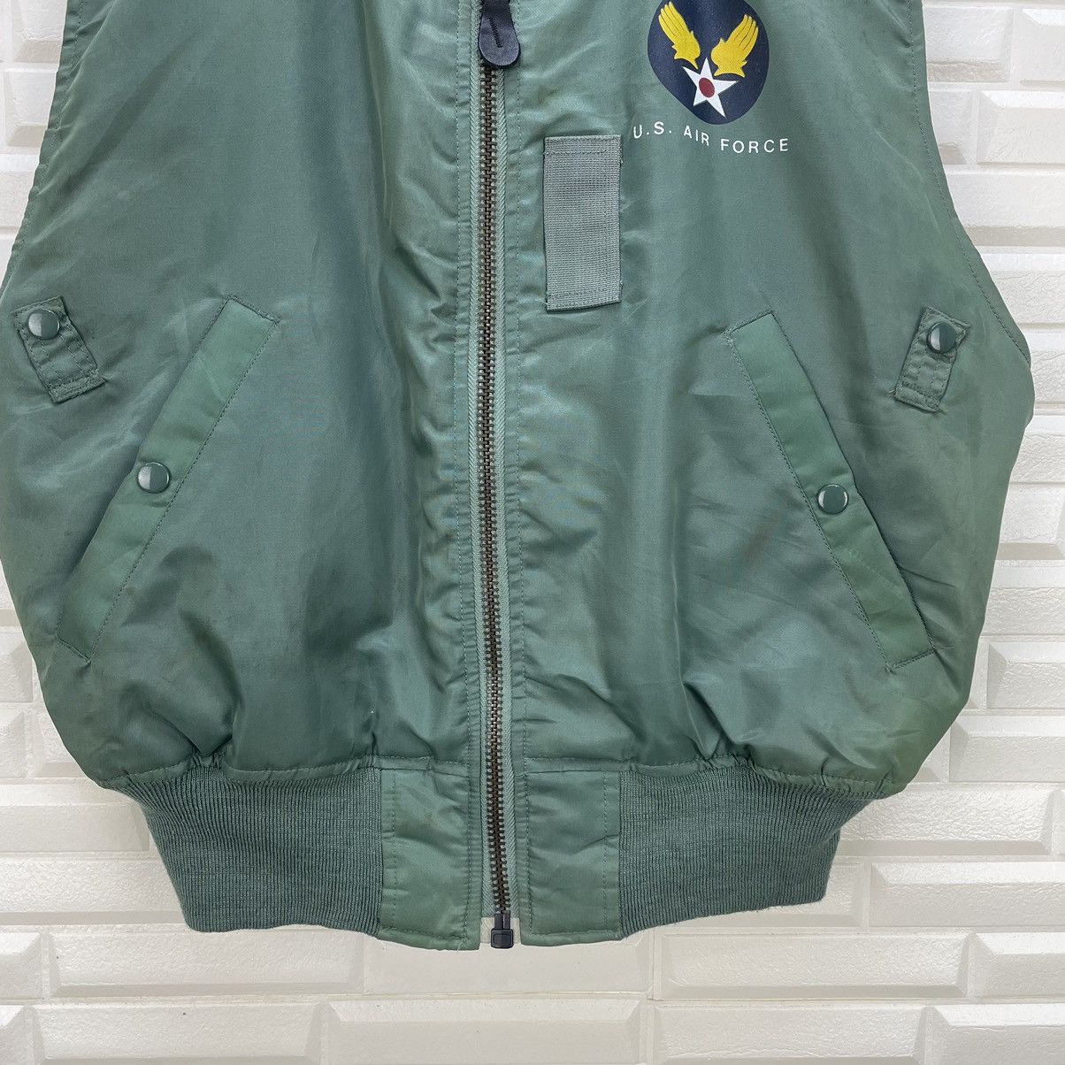 Other Vintage Vest Jacket Air Force Sleeves Less Size US M / EU 48-50 / 2 - 5 Thumbnail