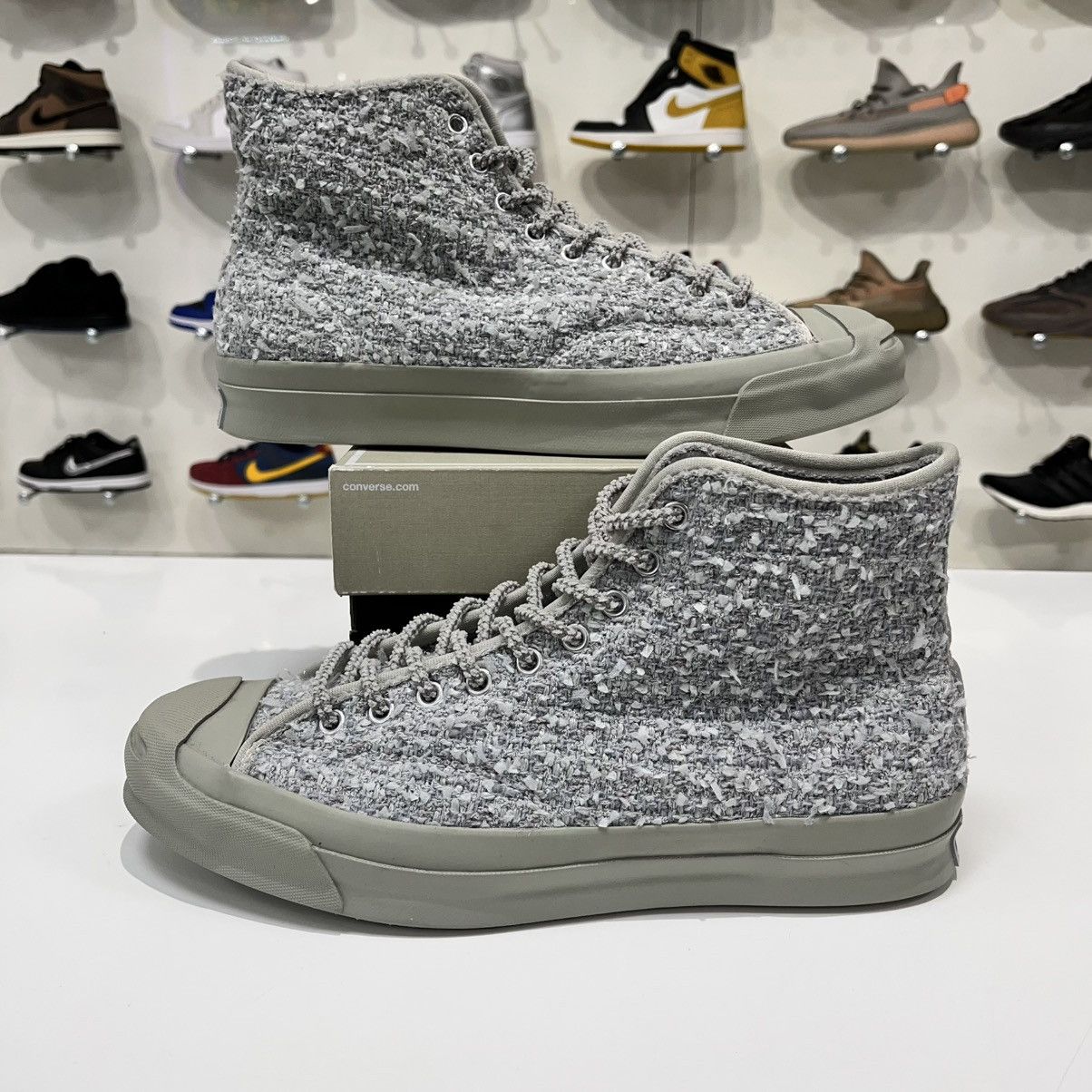 Converse Converse x Bunney Jack Purcell High Top Grey Size US 9.5 / EU 42-43 - 1 Thumbnail