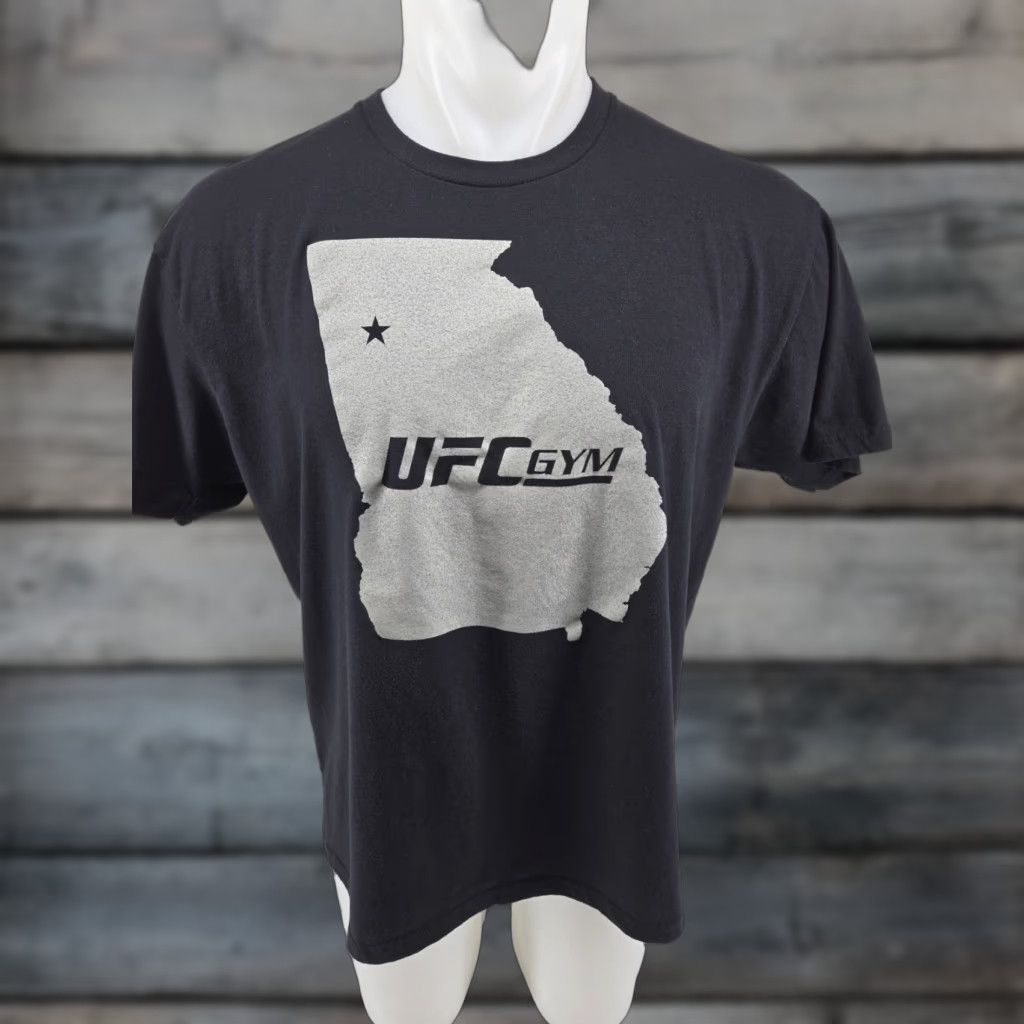 Next Level UFC Gym Perimeter Georgia T-Shirt Black Size XL Men Crew Neck Short Sleeve Logo Cotton Next Level Size US XL / EU 56 / 4 - 1 Thumbnail