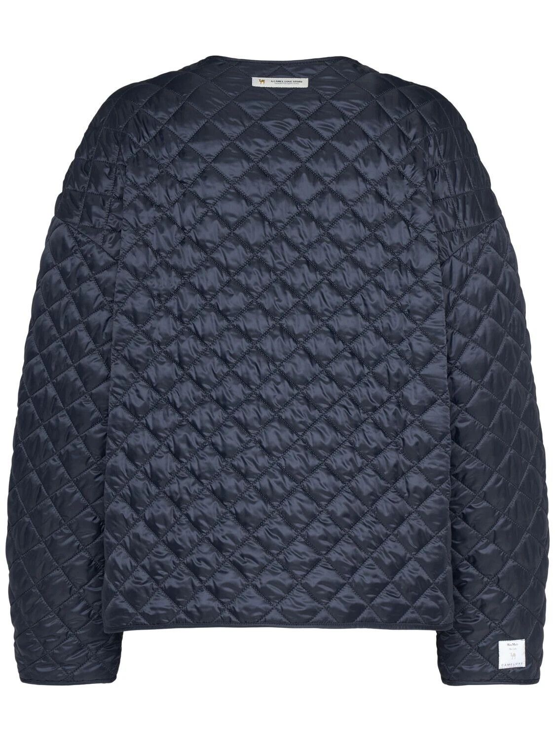 Max Mara MAX MARA Luci $965 Mdnt Blue Padded Jacket New Auth Size M / US 6-8 / IT 42-44 - 2 Thumbnail
