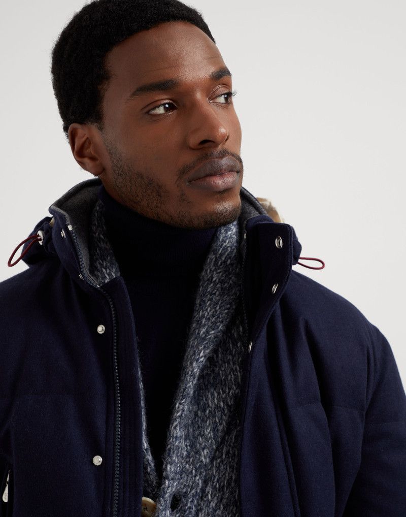 Brunello Cucinelli o1w1db10226 Wr Padded Jacket in Open Blue Size US L / EU 52-54 / 3 - 5 Thumbnail